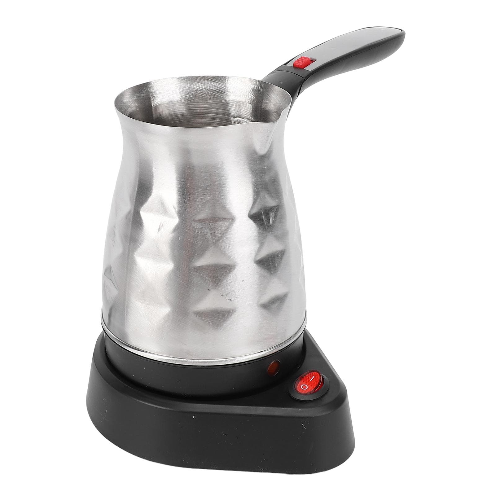Electric Turkish Coffee Maker with Anti Scald Handle 500ML Capacity 600W Fast Heating Stainless CN PLUG
