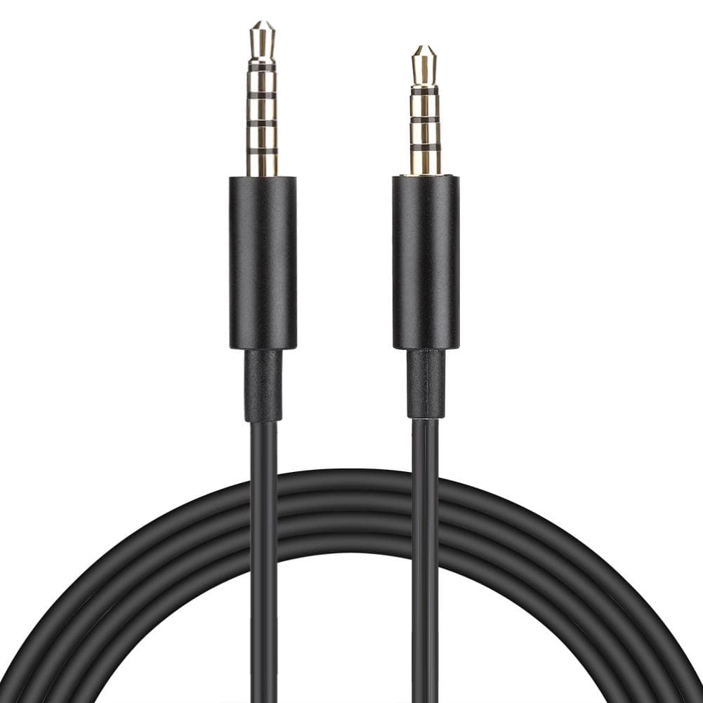 TPE Black Portable Game Headset Headphone o Cable with 3.5mm Plug for Logitech Astro