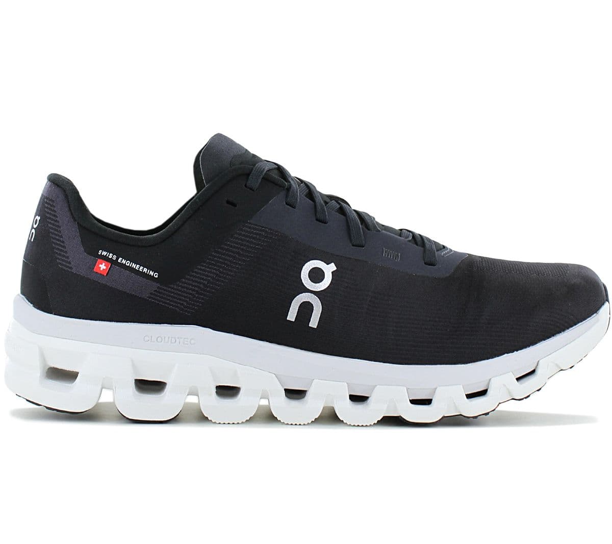 ON Running Cloudflow 4 - Men's Sneakers Cloud Running Shoes Black-White 3MD30100299 ORIGINAL EU 42.5 US 9 black