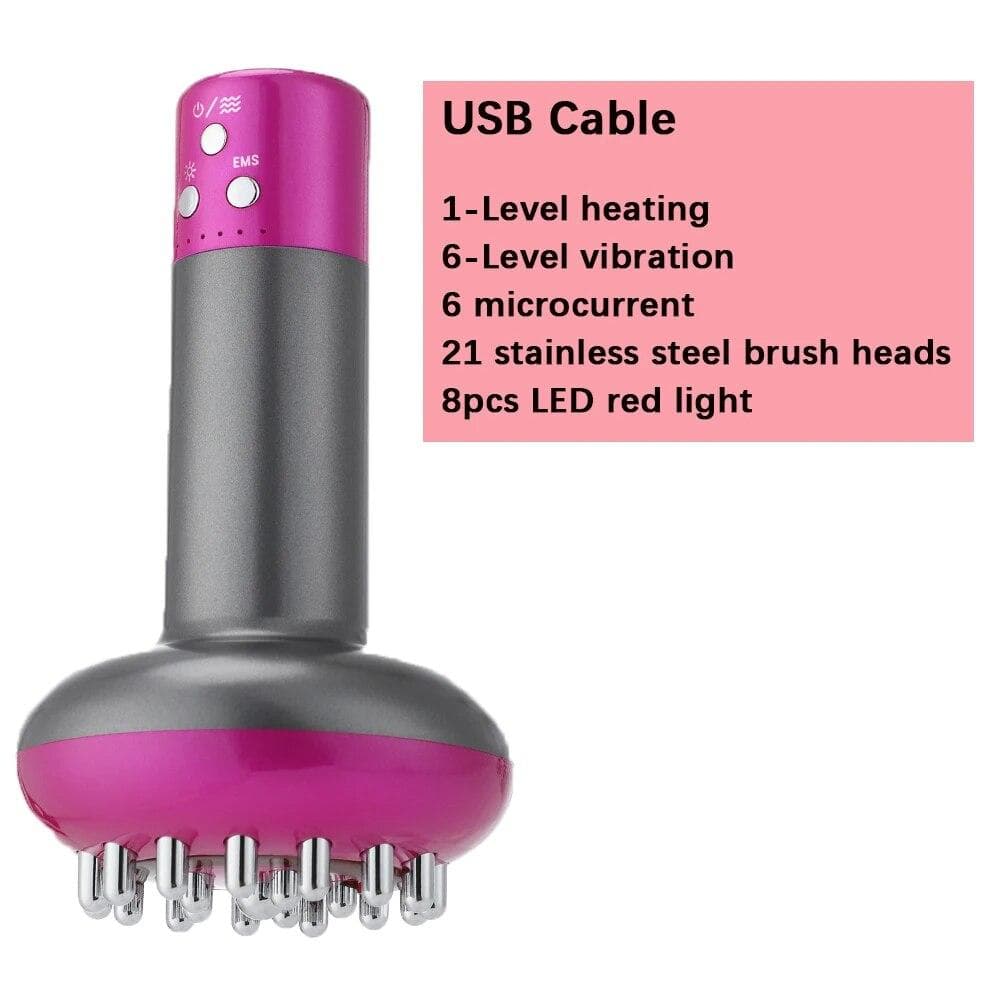 Electric Meridian Brush Massager Scraping Lymphatic Cupping Guasha Device Vibrate Anti Cellulite Massager Fat Burner Weight Loss CN