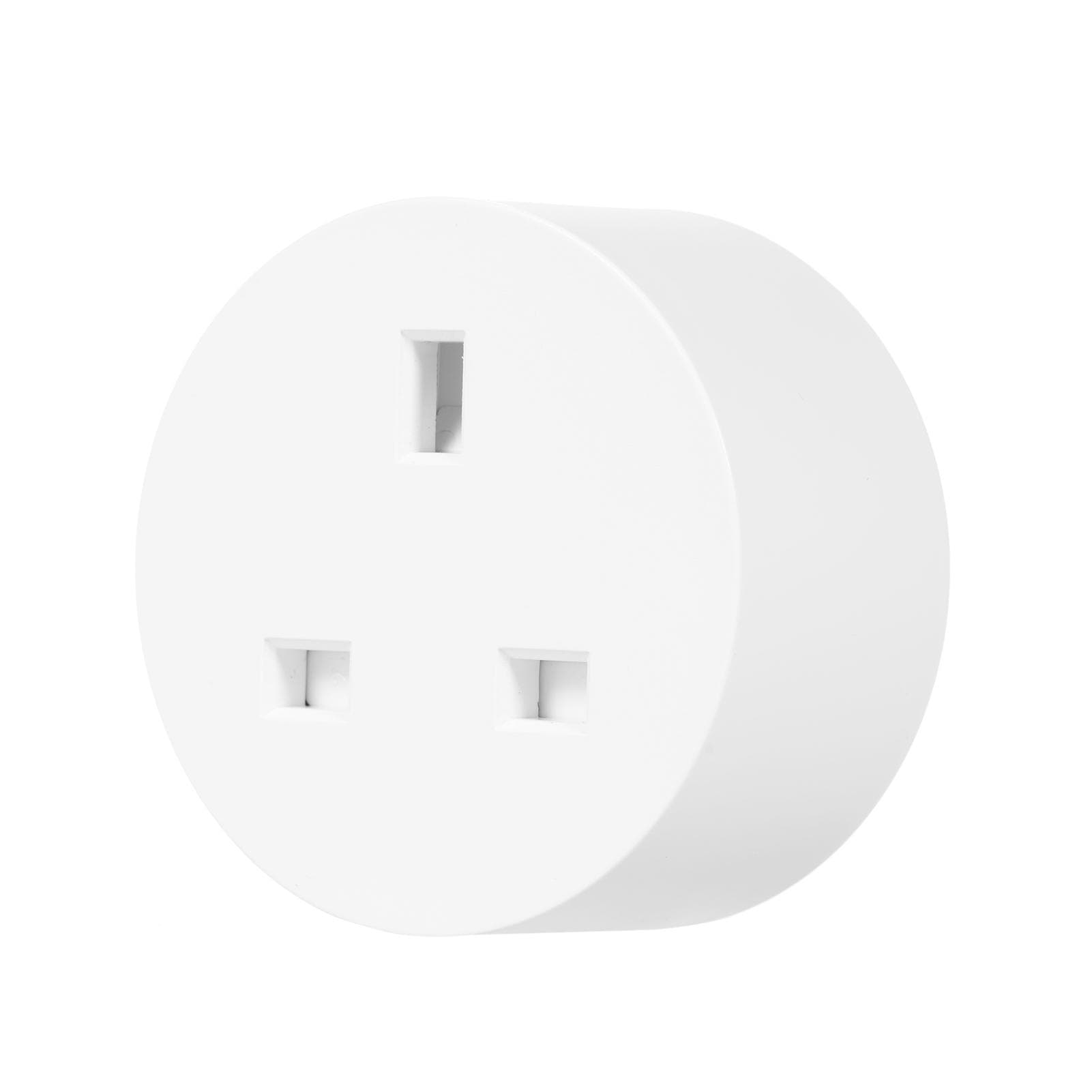 Smart Wi-Fi Plug Wireless Wifi Socket APP Remote Control Schedule Function Smart In-wall Socket UK Plug white