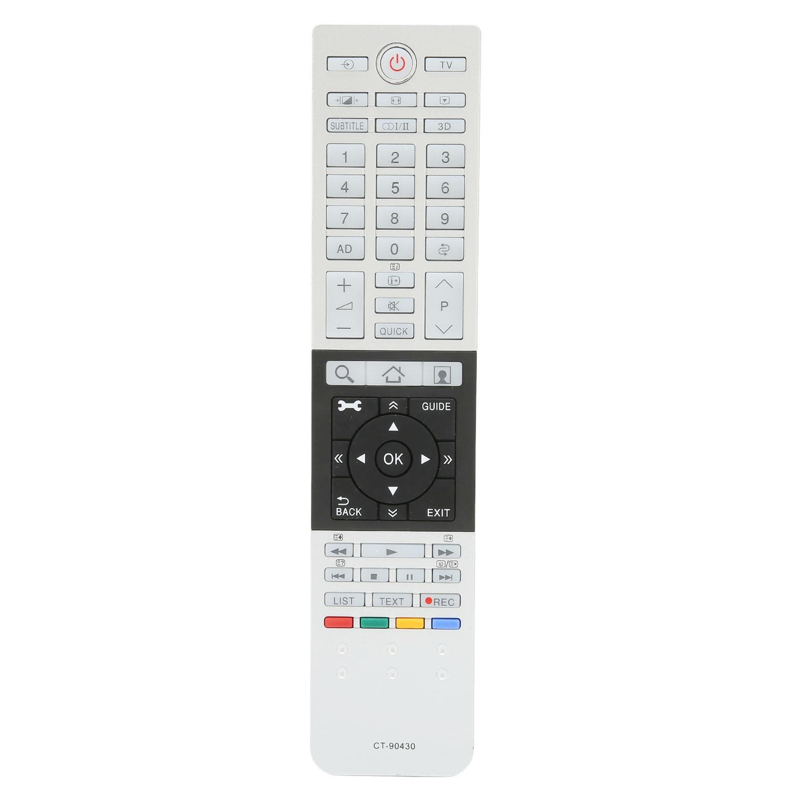 Remote Control Replacement Compatible for Toshiba CT 90430 CT 90429 CT 90427 CT 90428 CT 90444 4K