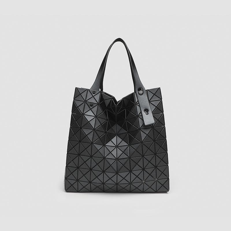 Classic Eight-cell Geometry Commuter Computer Tote Bag Shopping Bag One-shoulder Tote Bag for Women black