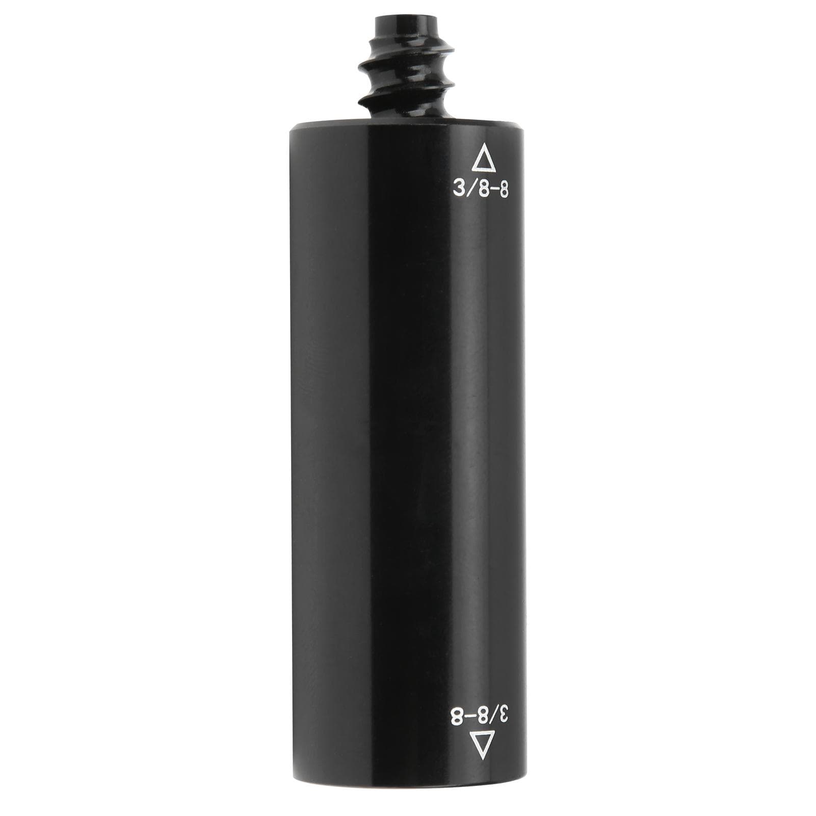 Pool Extension Cue 2oz Billiard Middle Shaft Aluminium Extender Adapter for Sports Supply 3/8?8