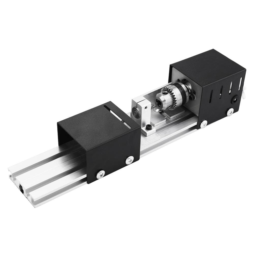 100W Mini Beads Machine Miniature Lathe DIY Woodworking Buddha Pearl Lathe Grinding and Polishing EU Plug