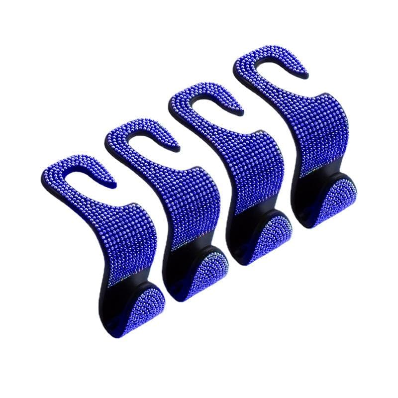 1/2/4Pcs Universal Auto Seat Headrest Hook Storage Hanger Car Vehicle Back Seat Organizer Holder Car Interior Accessories 4pcs