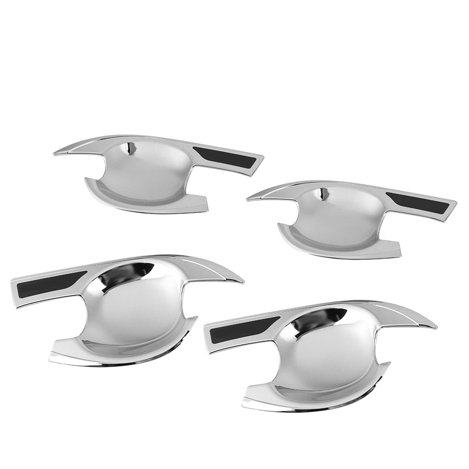 4pcs Door Handle Hand Cover Trim Silver Plating ABS Fit for Nissan Sylphy Sentra 2020