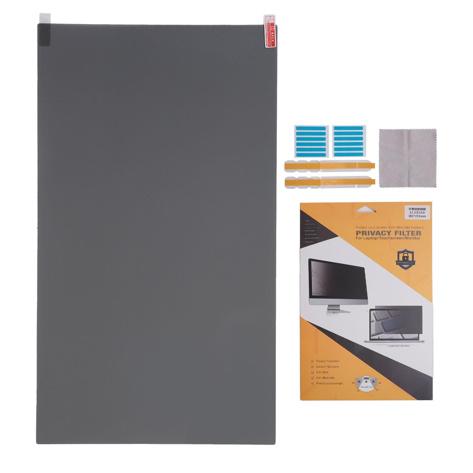 17.3 Inch Laptop Private Screen Filter 16:9 Widescreen Screen Protector Anti Blue Light Eyes