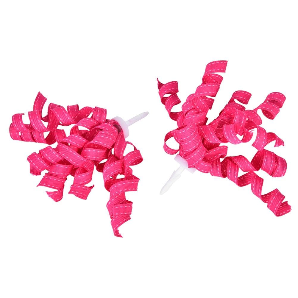 1 Pair Children Bicycle Scooter Handlebar Ribbons Kids Bike Grips Curly Tassels Decoration