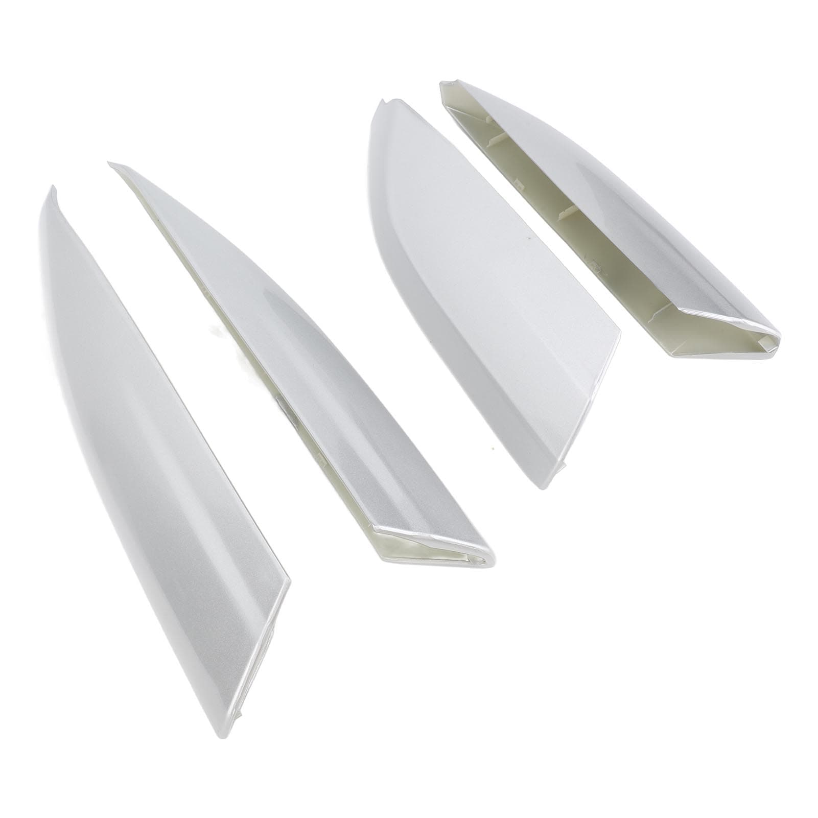 4Pcs Roof Cargo Rack Rail End Cover Roof Rack Protection Shell Cap Cover Replacement for Toyota silver