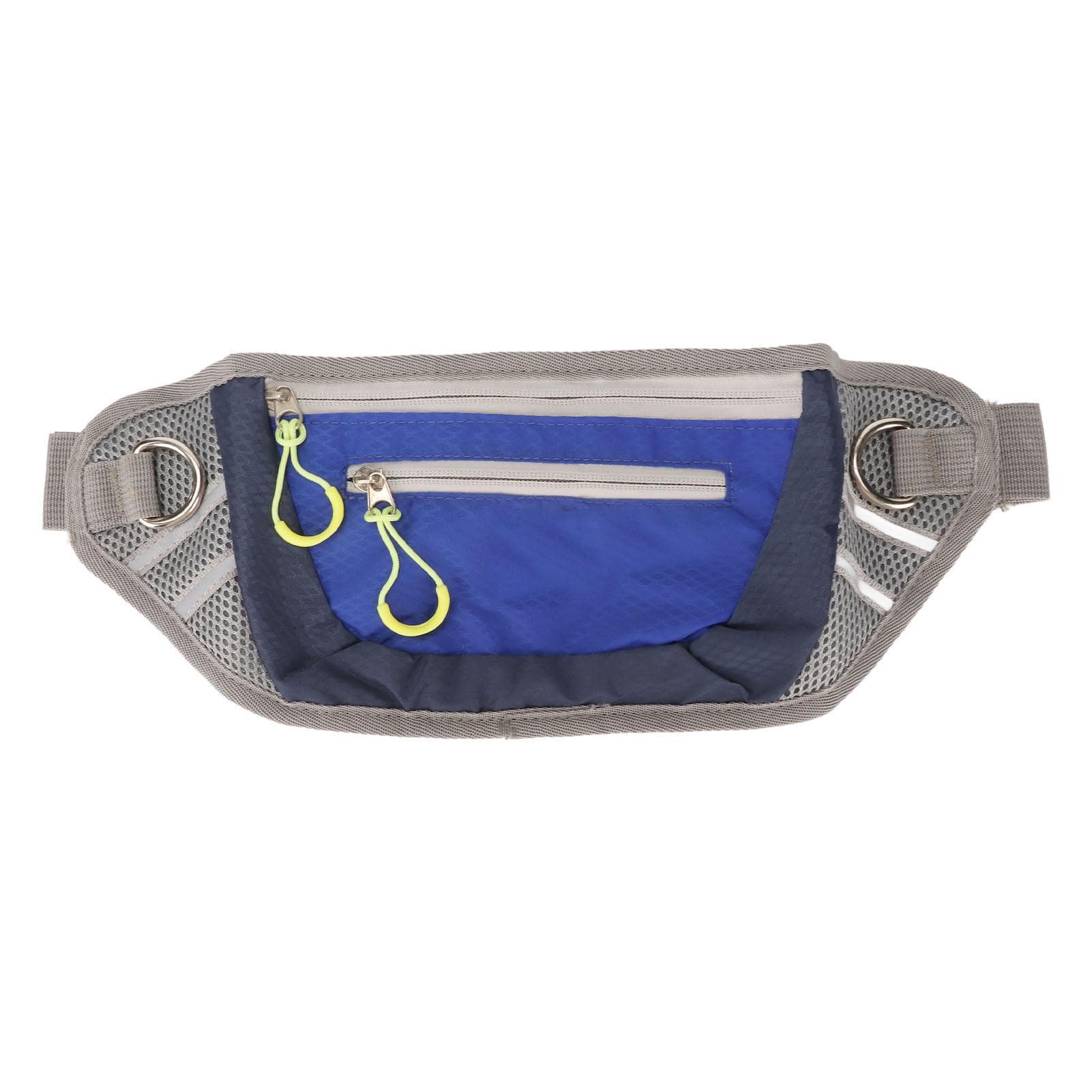 Dog Treat Training Pouch Nylon Multifunction Reflective Strip Pet Treat Bag Holder with Zipper for blue