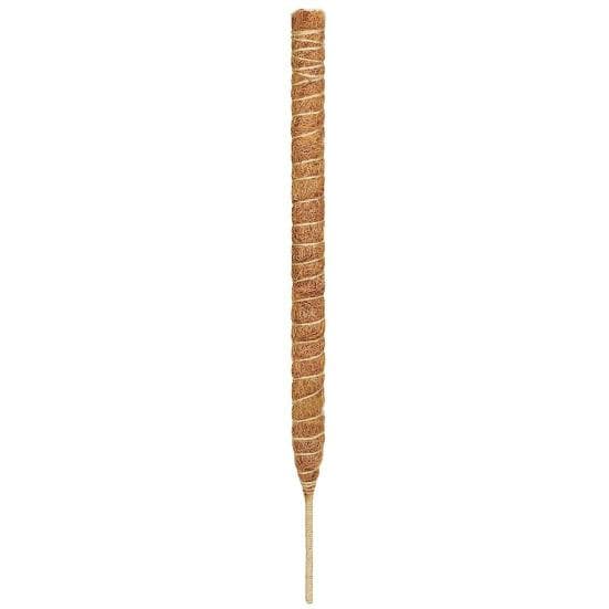Moss Pole with 2m Hemp Rope Non-deformed Sturdy Easy to Install Absorbent DIY Bendable Plant Support 60cm