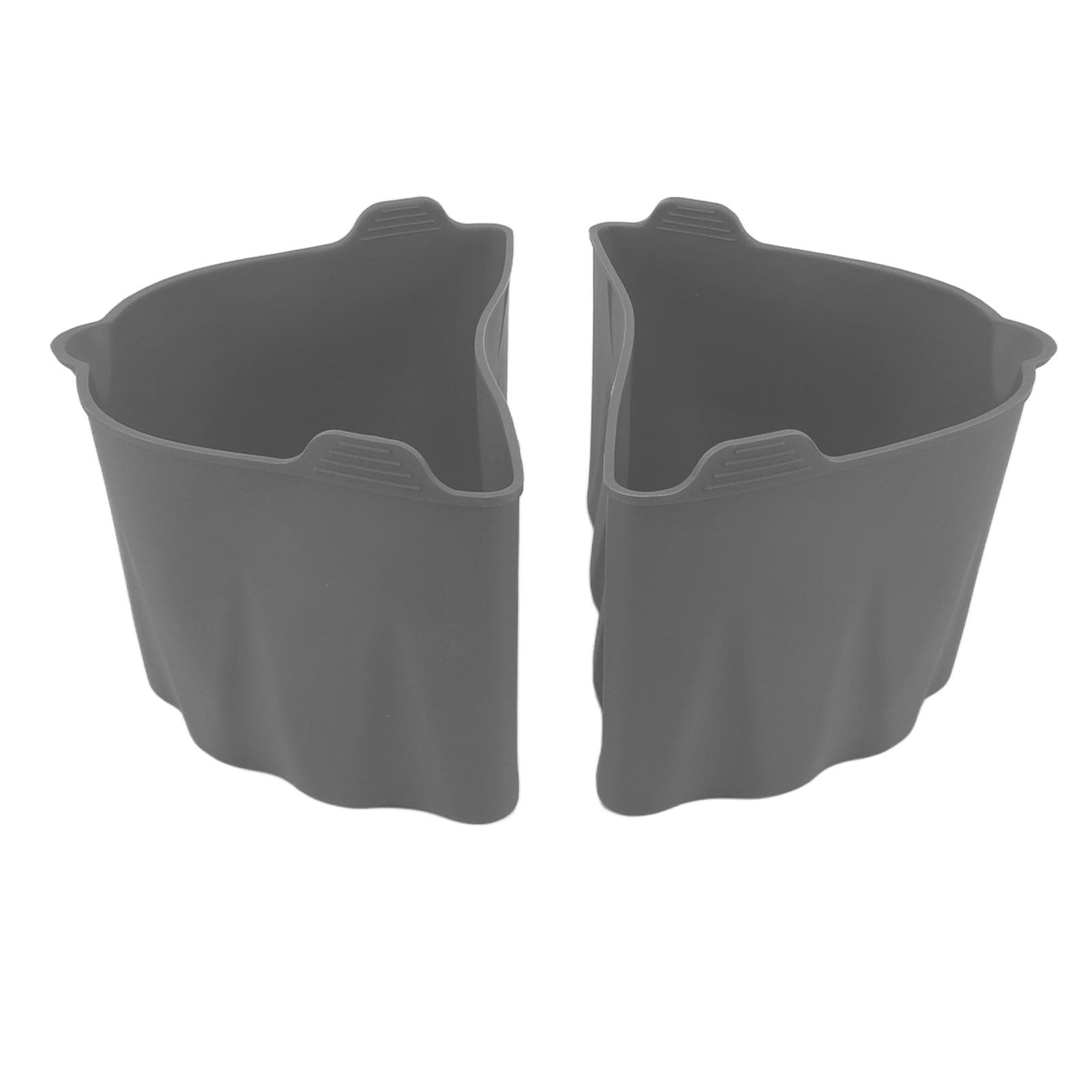 2Pcs Slow Cooker Liner 6?7QT Silicone Cook Pot Divider Slow Cooker Cooking Liner for Home L(for 6.5-9kg) gray