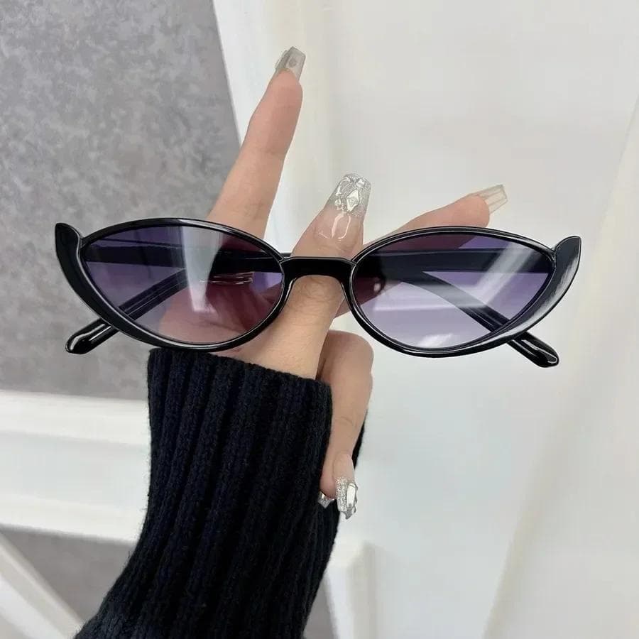 Retro Cat Eye Sunglasses Vintage Square Small Frame Fashion Unisex Glasses for Women Men Casual Trendy Oculos Other