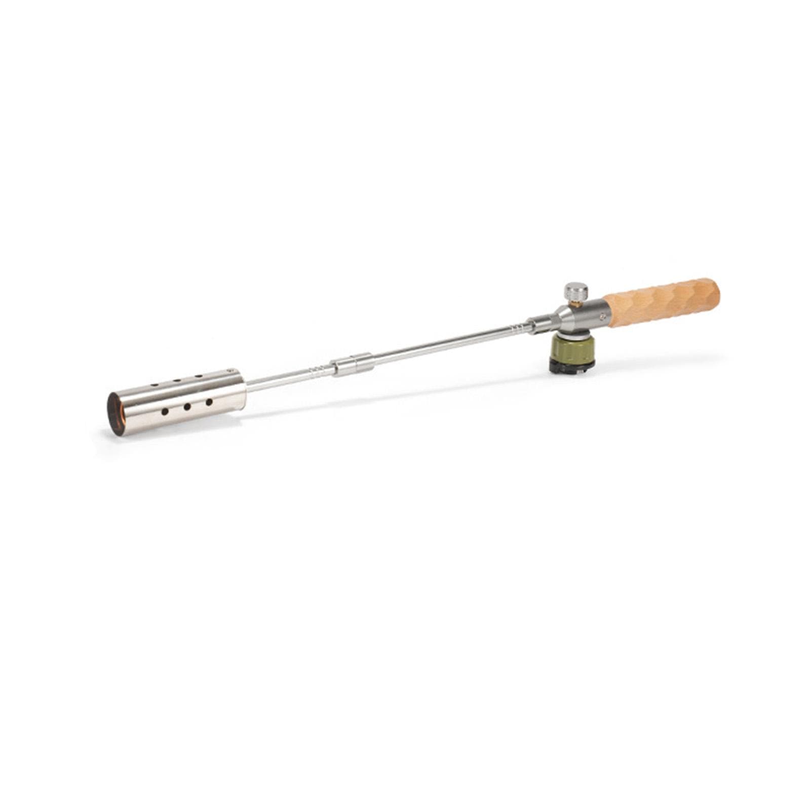 Portable Flamethrower Adjustable Firepower with Storage Bag Weed Torch for Outdoors Long Gun Gray