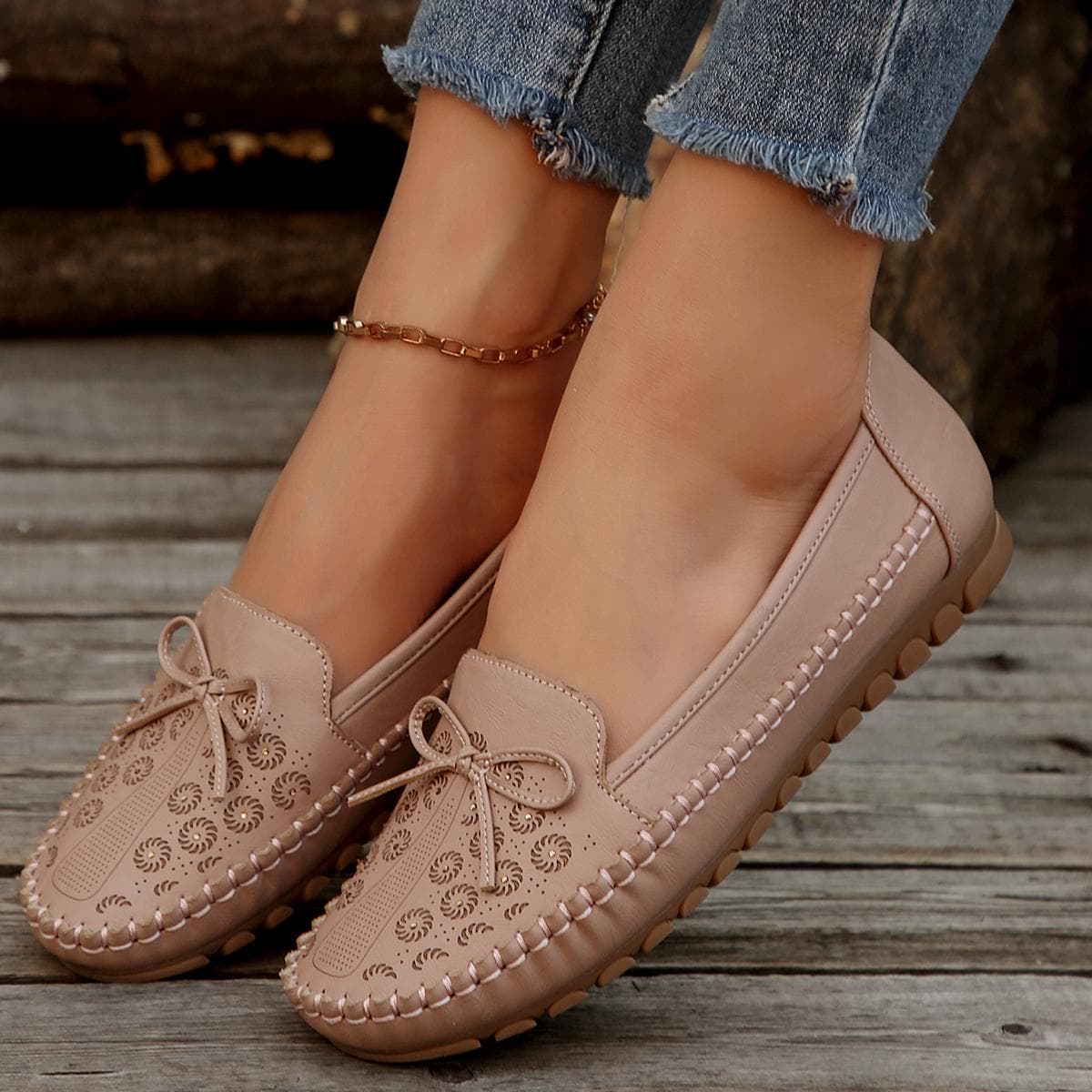 Women's Shoes 2025 New Slip on Women's Flats Casual Round Toe Flat Shoes Women Breathable Loafers Shallow Comfort Shoes Ladies 38