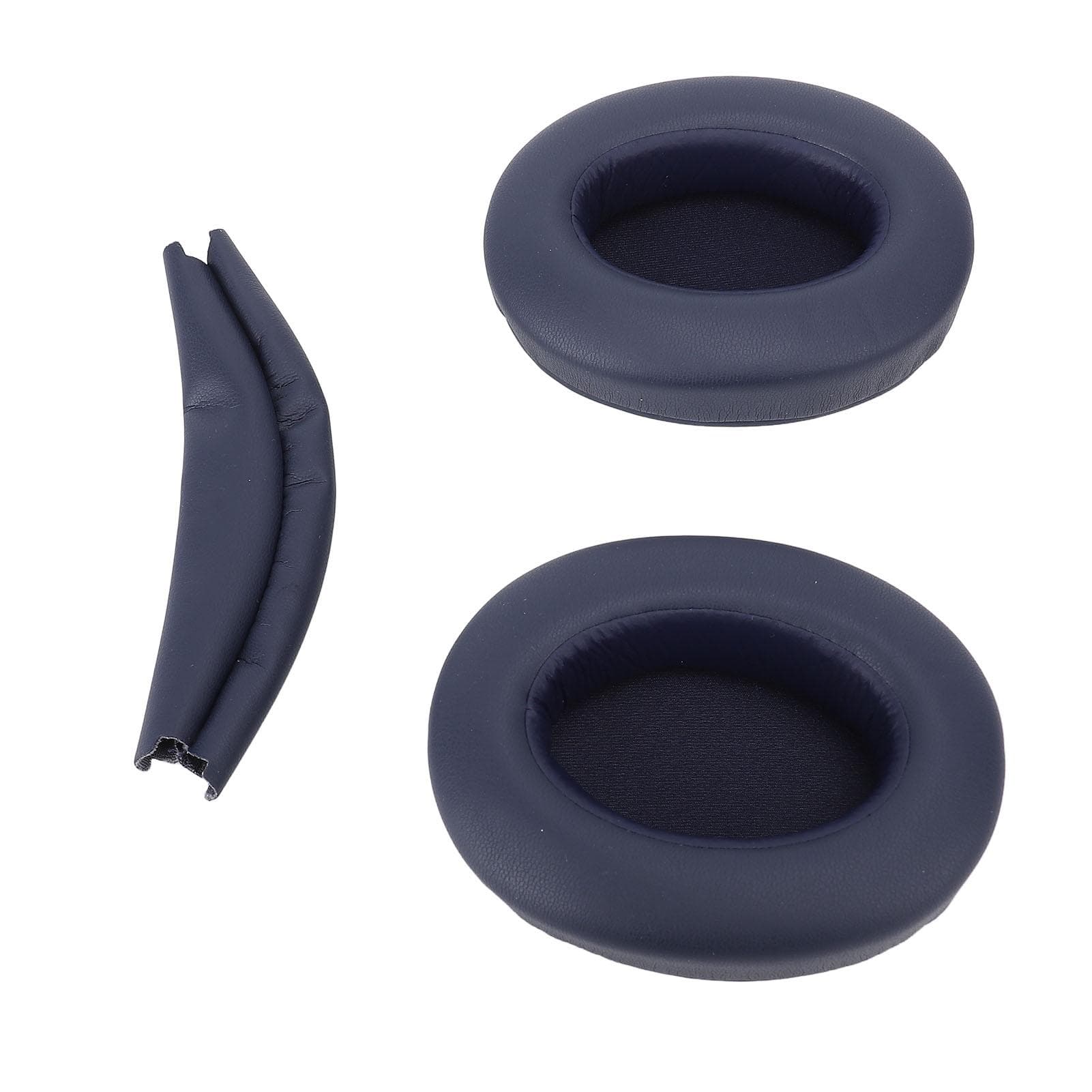 Replacement Ear Pads with Headband Cover for WH XB910N Headphone Protein Leather Memory Foam Sponge blue