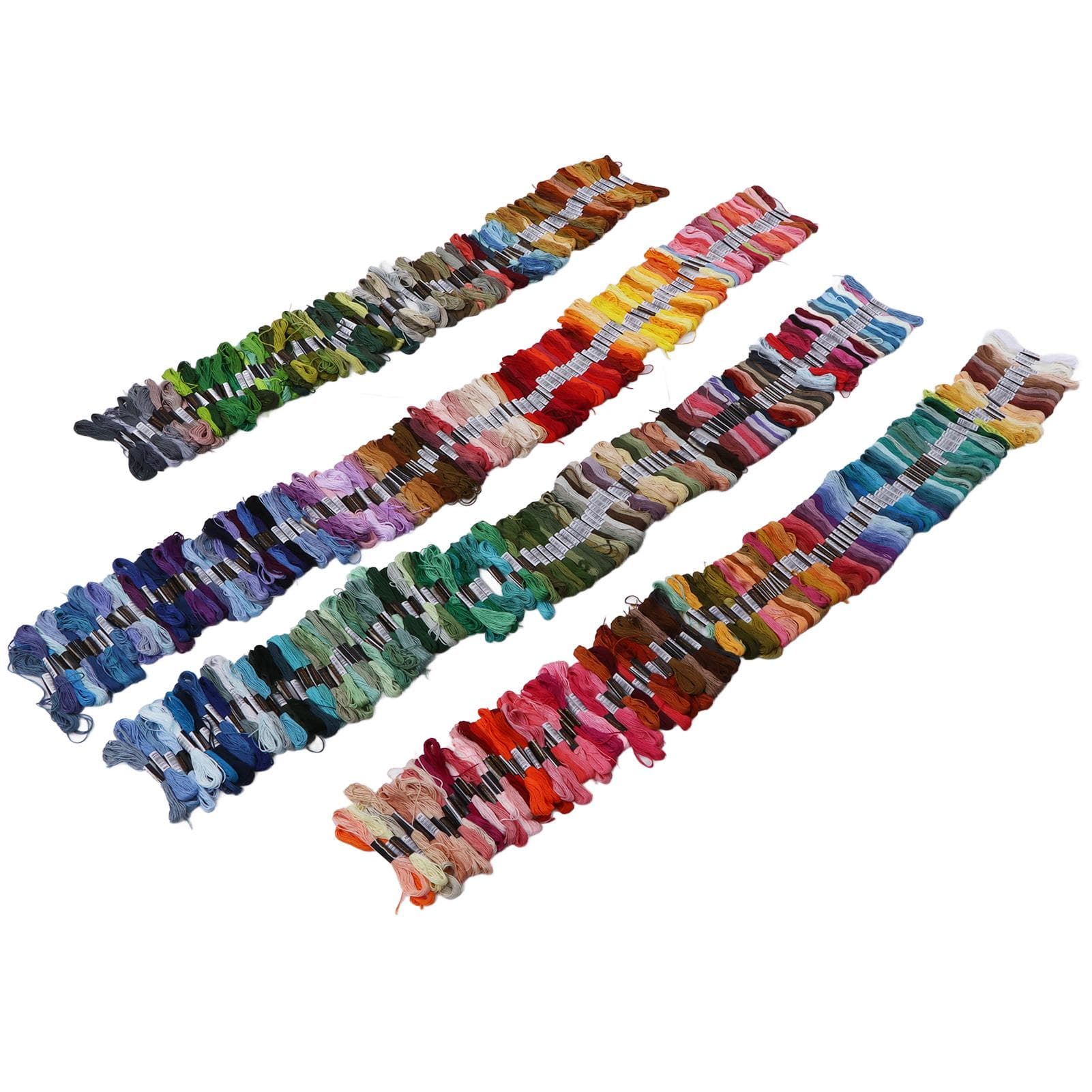 Embroidery Thread Multi Color No Fading Polyester Sewing Supplies for Make Bracelets Yarns Dolls