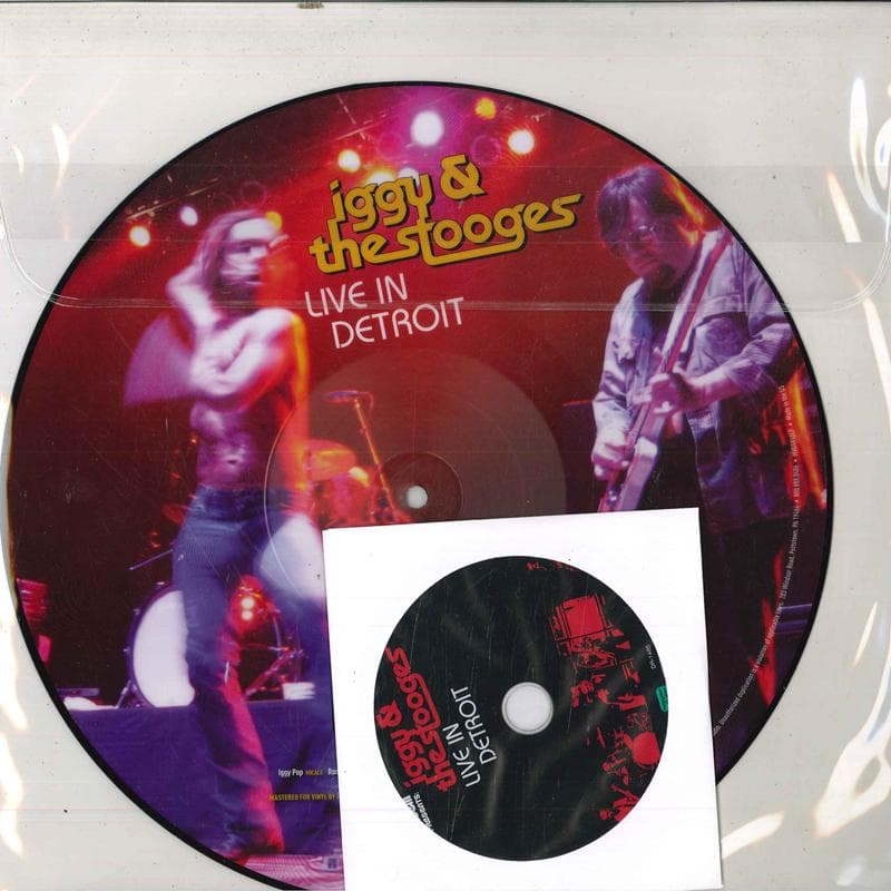 LP Record STOOGES - Live In Detroit MVD5911LP MVD Audio 2013 US Rock