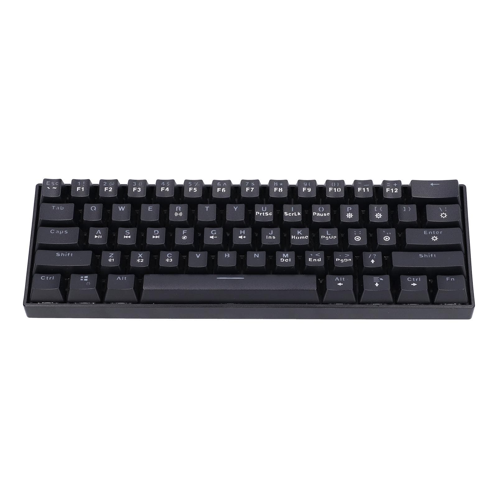 Mechanical Keyboard NKey Rollover Wired Portable 61 Keys RGB Gaming Keyboard for Computer Notebook