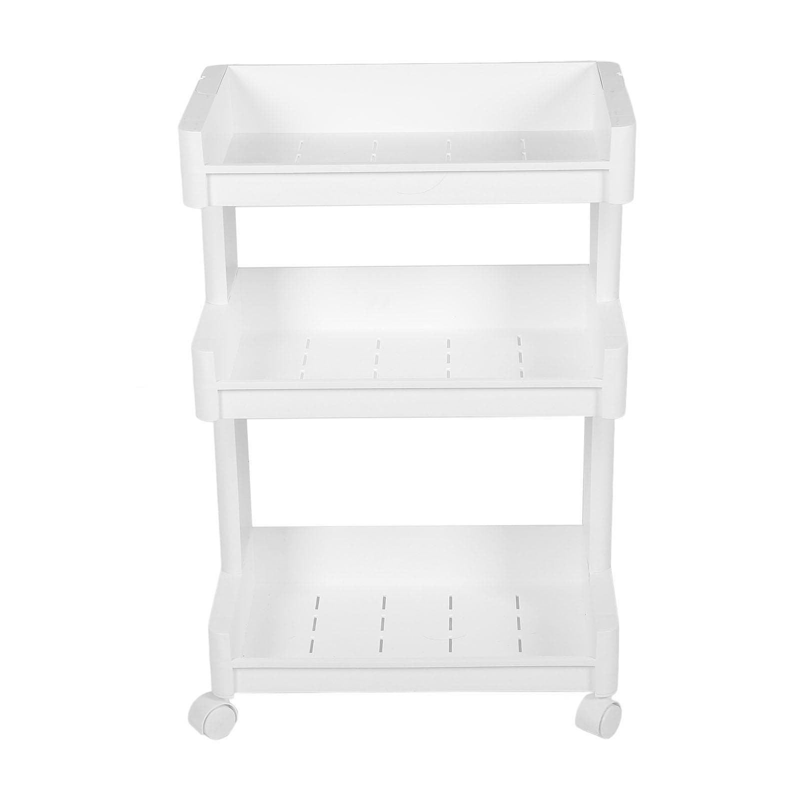 Beauty Salon Trolley Mobile Cart 3 Tiers Smoothing Wheel Salon Spa Rolling Cart for Beauty