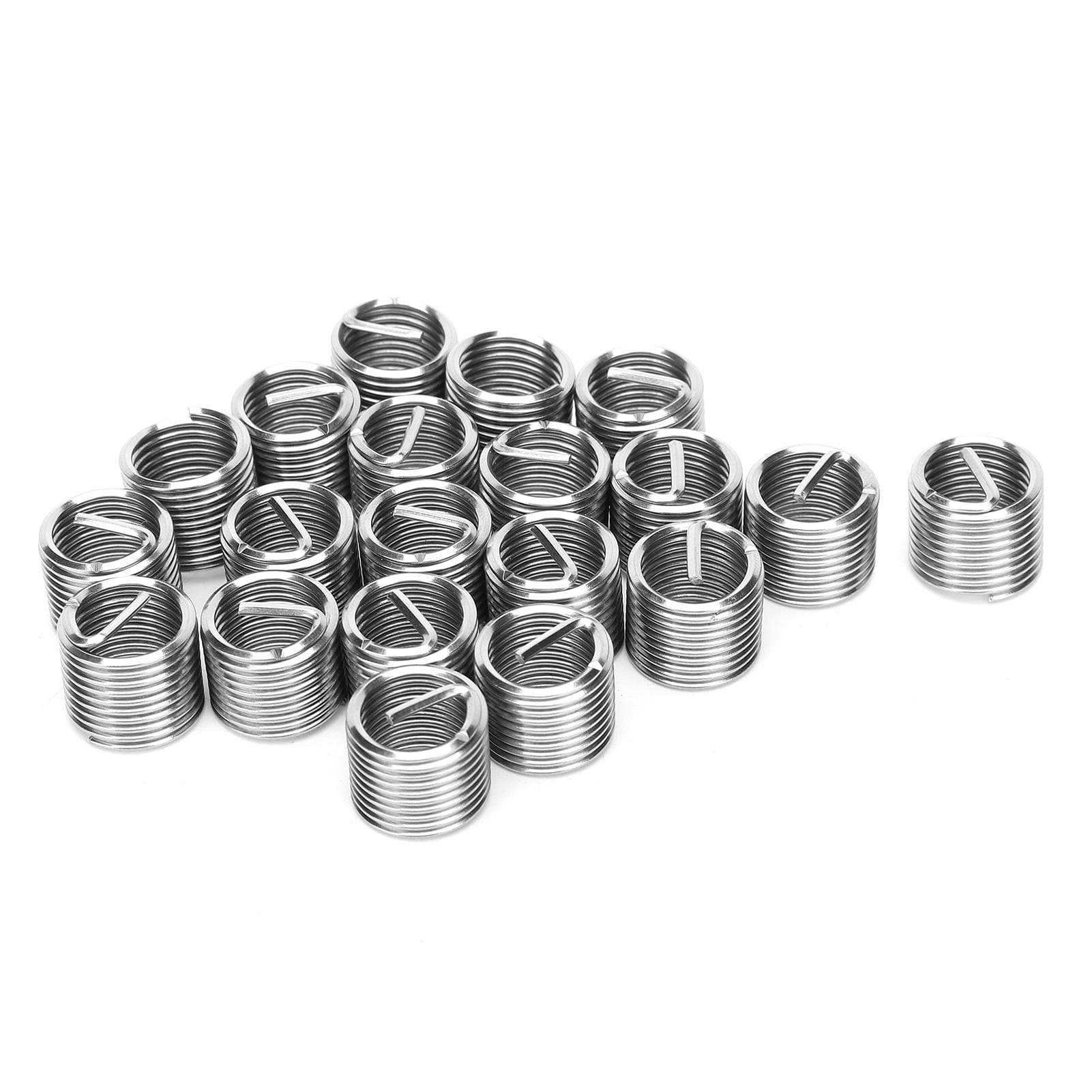 20Pcs Thread Repair Sleeve Bushing Screw Stainless Steel Wire Thread Insert M12 x 1.51.5D