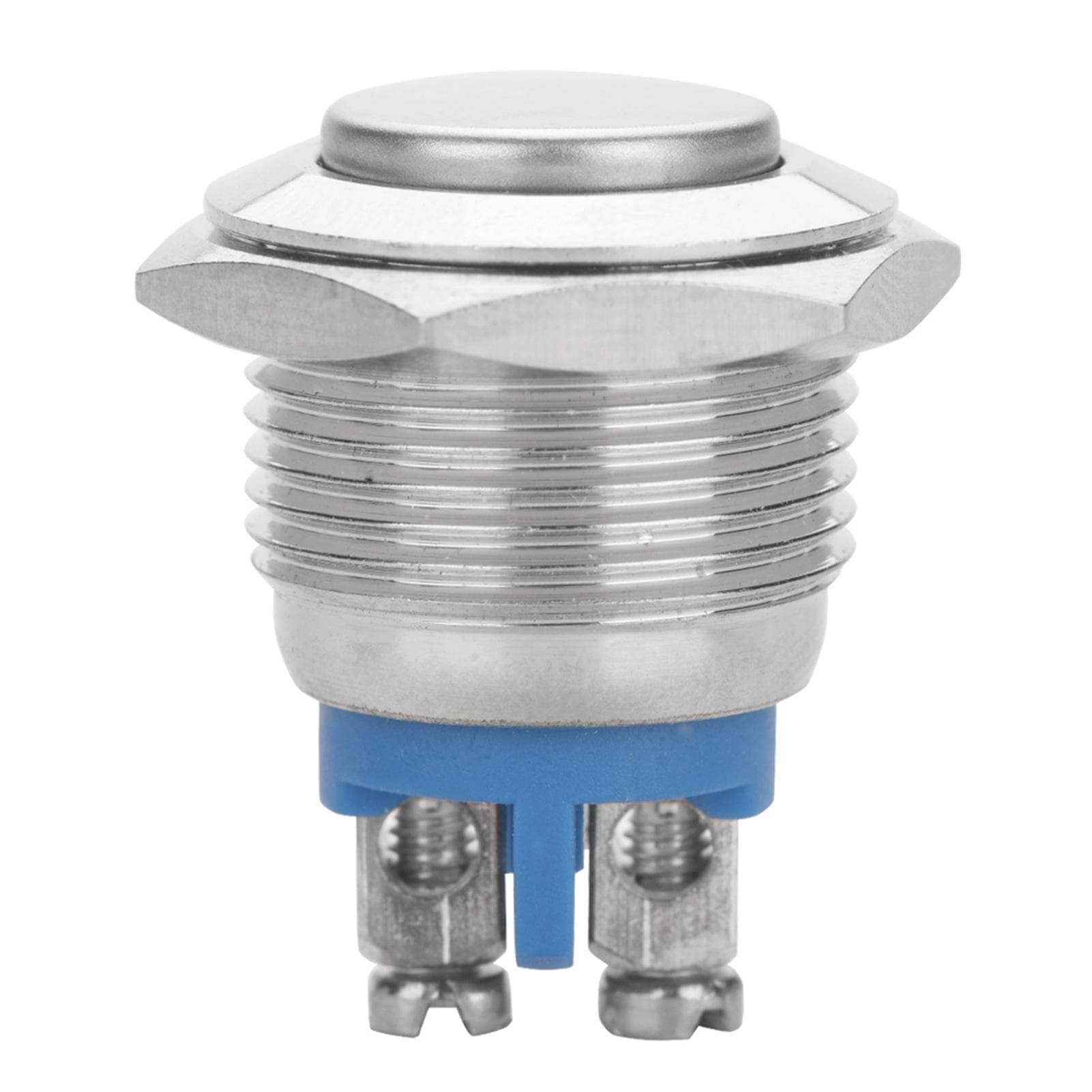 5 Pcsset 16mm 250V Metal Waterproof 2Pin Mini Push Button Switch(Convex Head)