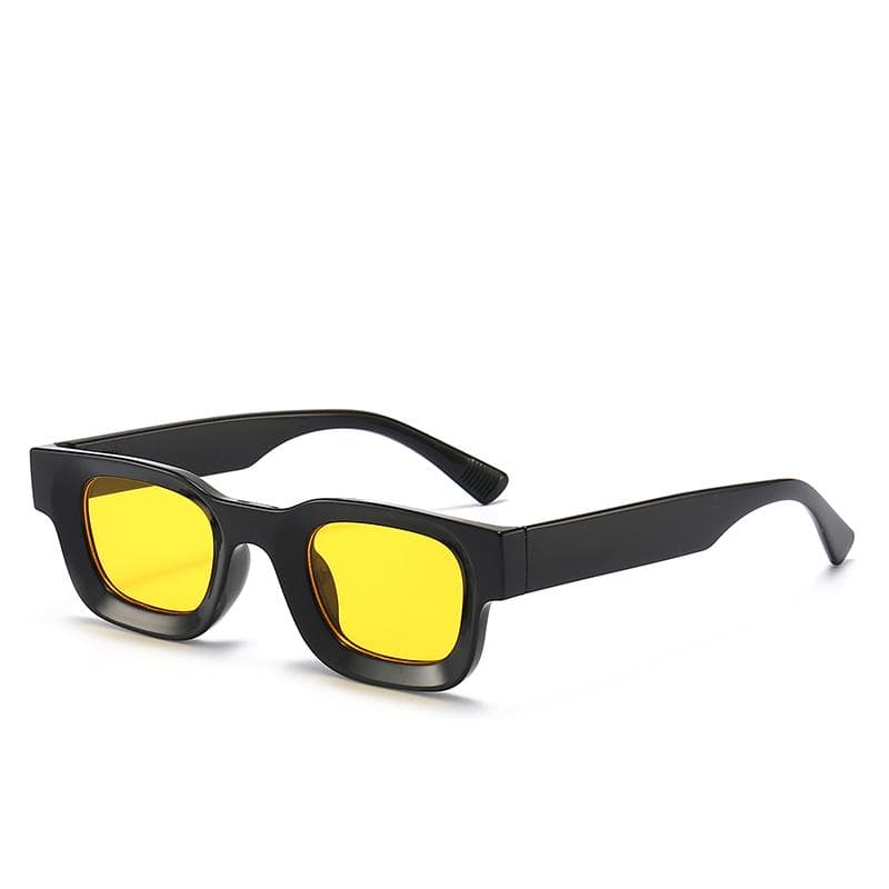 Small Rectangle Sunglasses Women Men Retro Vintage Black Punk Shades UV400 Protection Fashion Square Sun Glasses Classic Brand