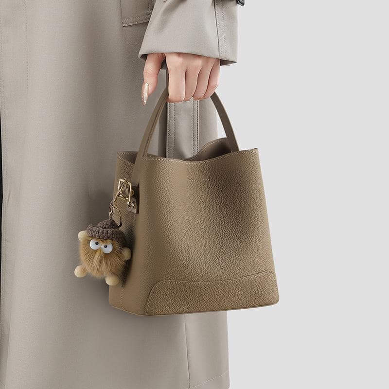 Popular Retro Bag Women's Fashion Crossbody Bag Senior Sense Everything Hand Bucket Bag