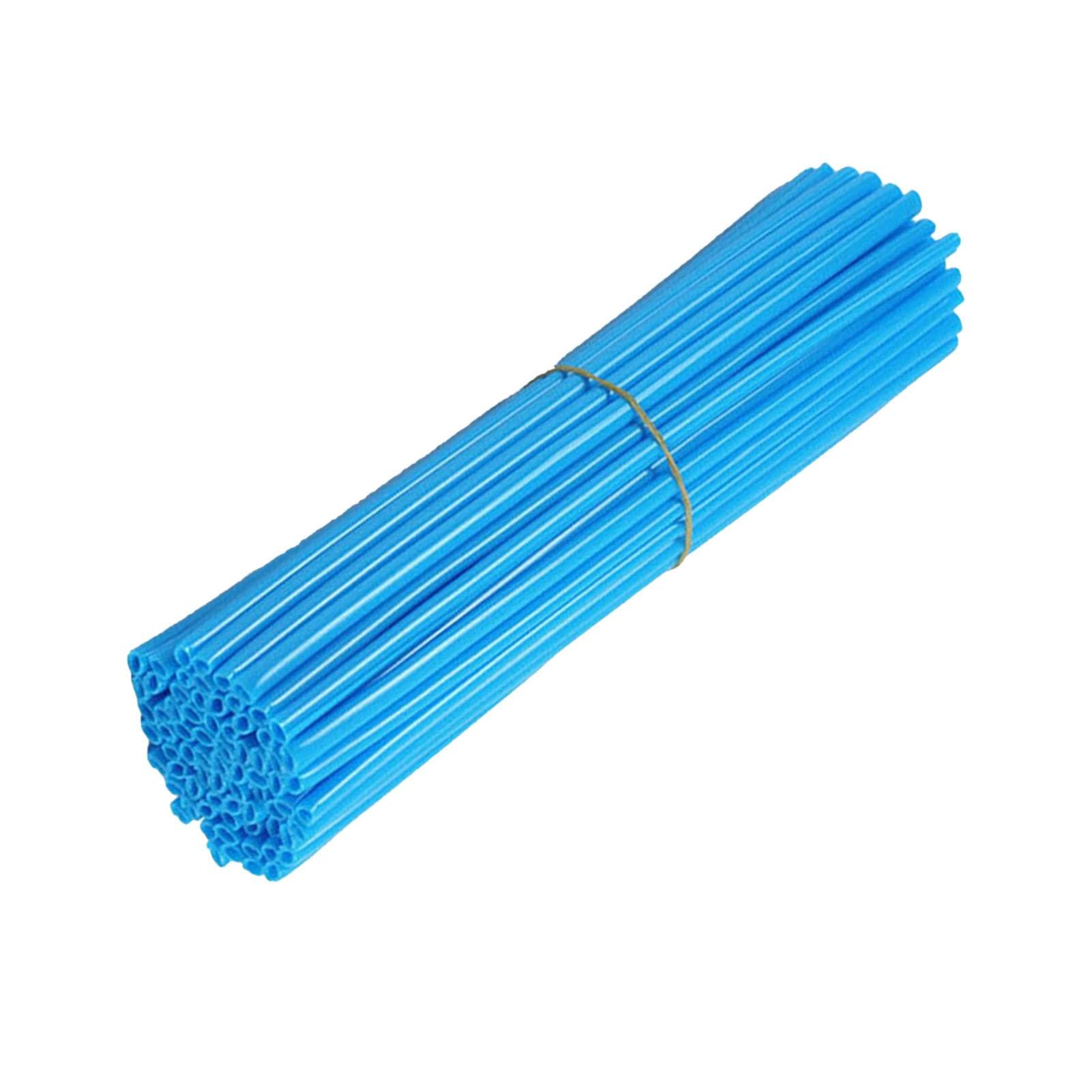 72pcs Bicycle Spoke Skins Decorative Cool Universal Spoke Wrap Cover for Mountain Dirt Kids Bike