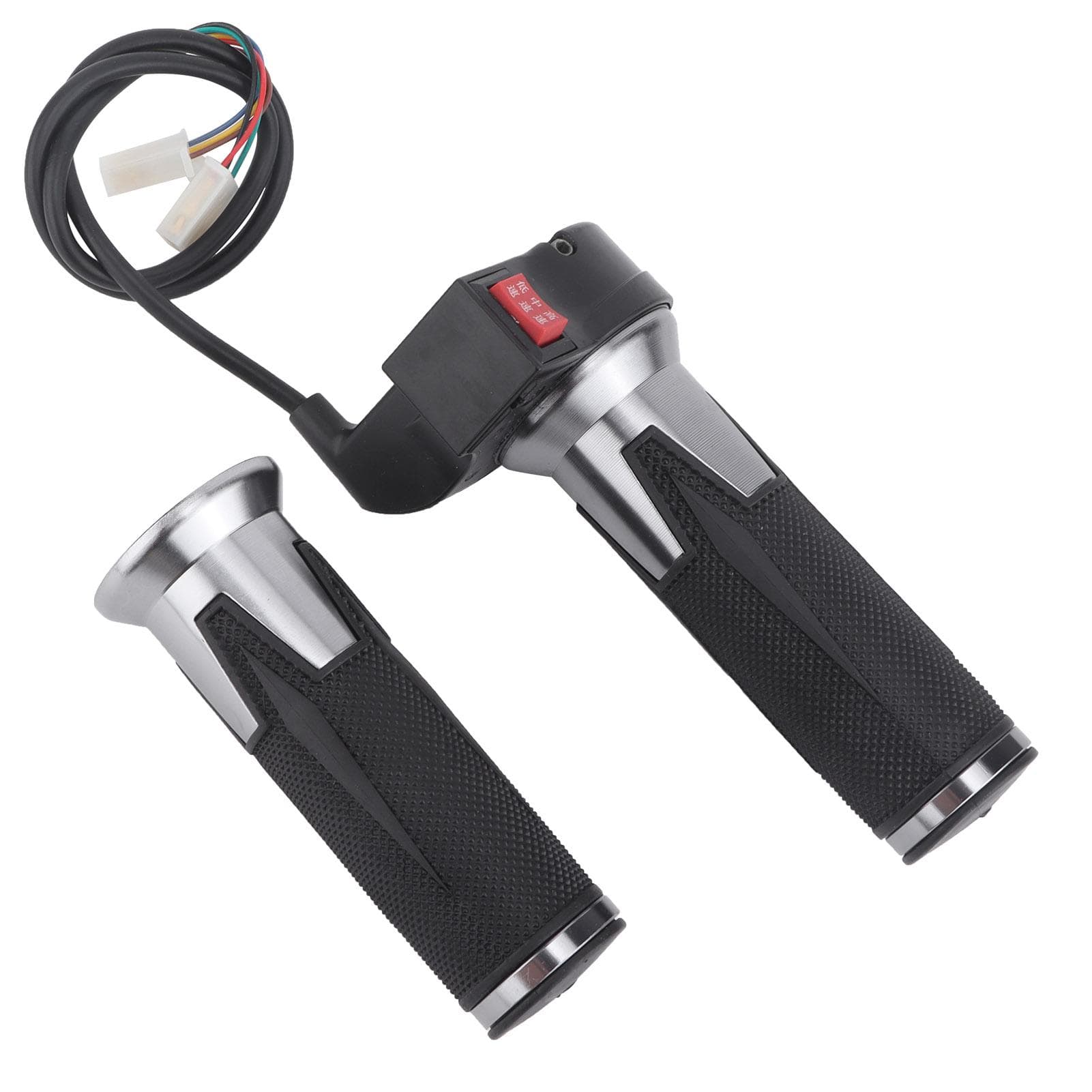 1 Pair Handlebar Throttle Grip 3 Speed Control Universal Throttle Handle for Electric Bikes