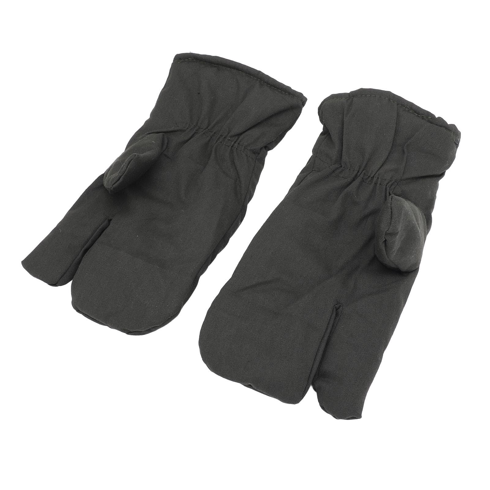 Warm Gloves Cold Proof Thickened Velvet Lining 3 Finger Mitts for Outdoor Adventures Cold Storage