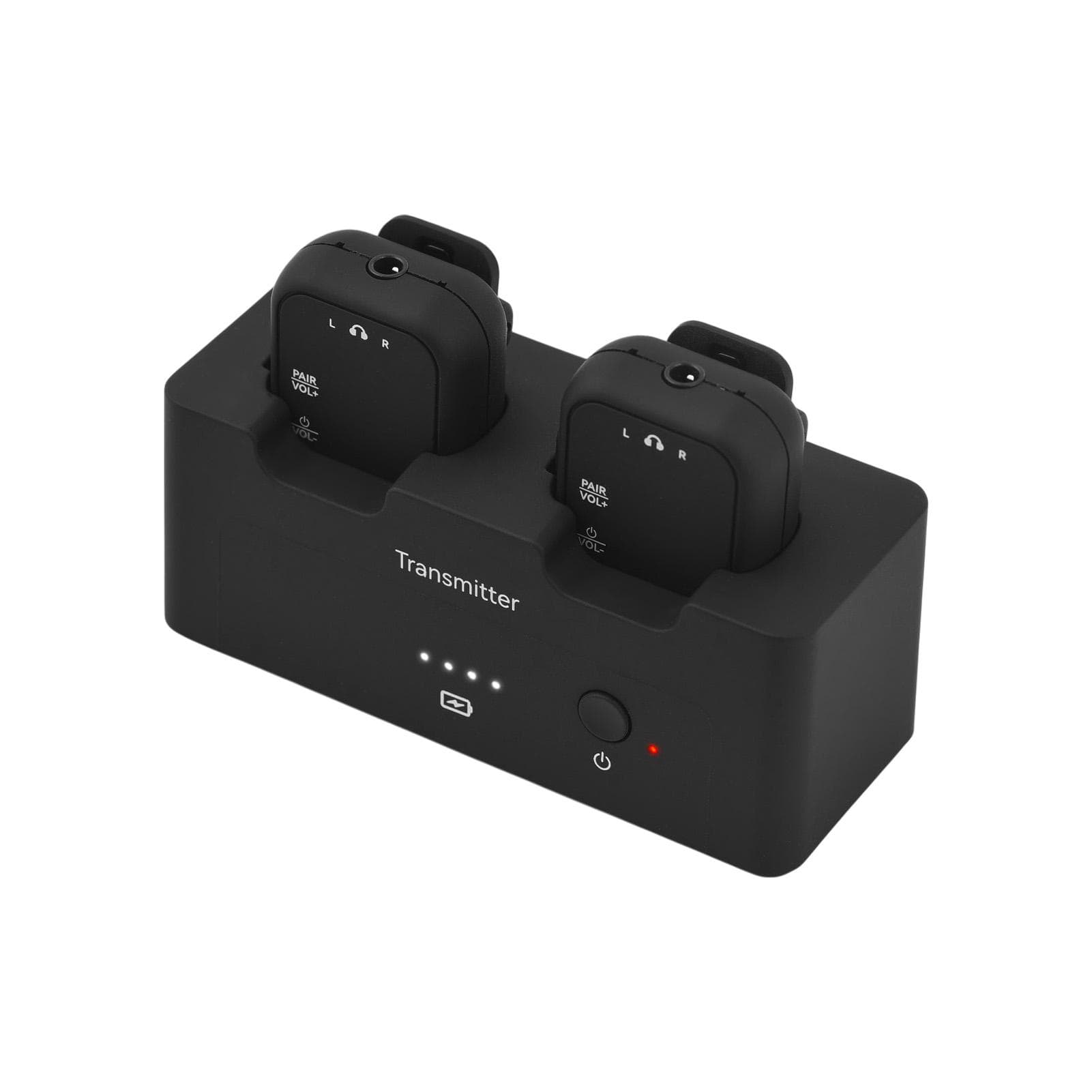 M-VAVE 2.4GHz Wireless Earphone Monitor Transmission System Rechargeable 1 Transmitter and 2
