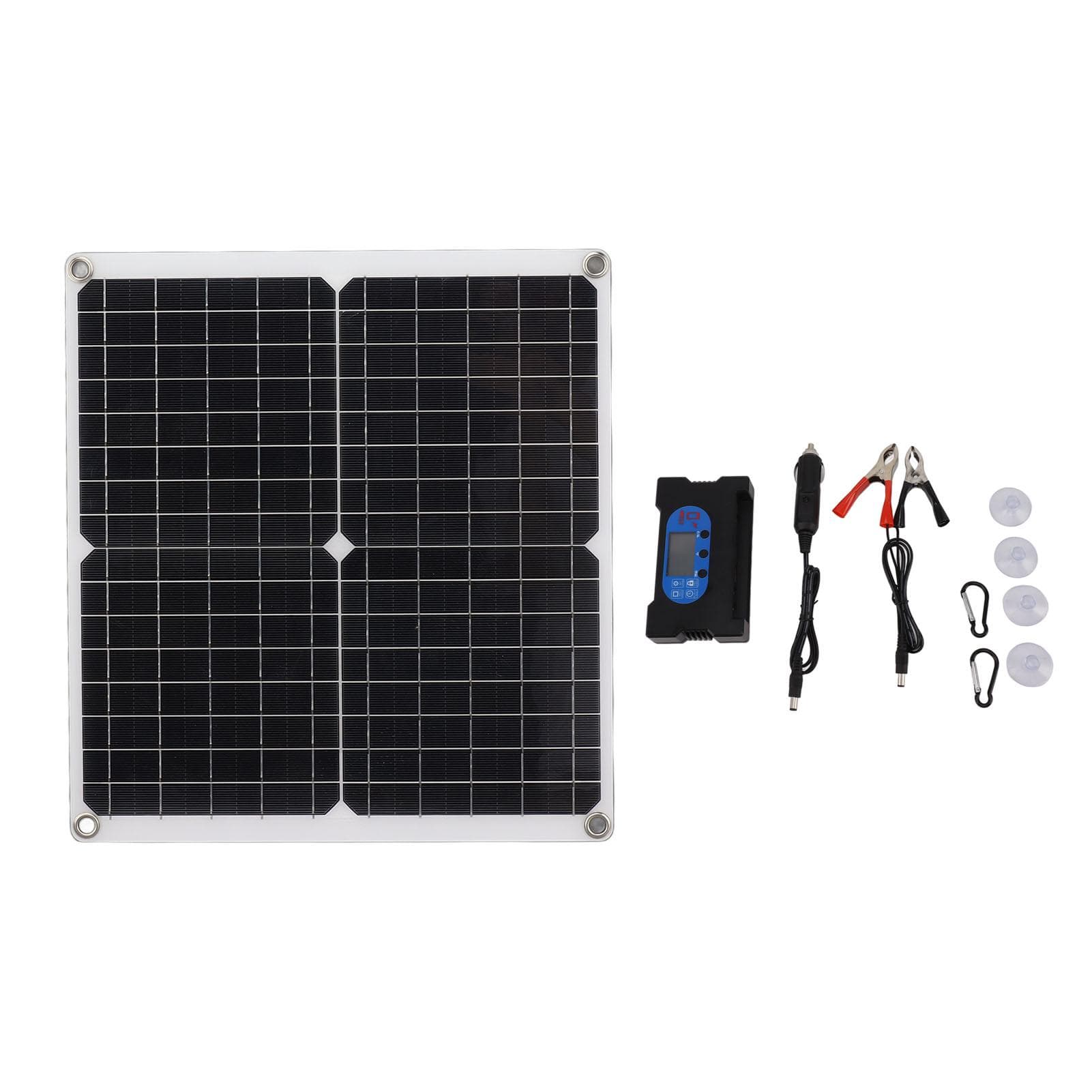 Solar Panel 25W Solar Module with 100A Controller Easy Installation Stable Output Circuit