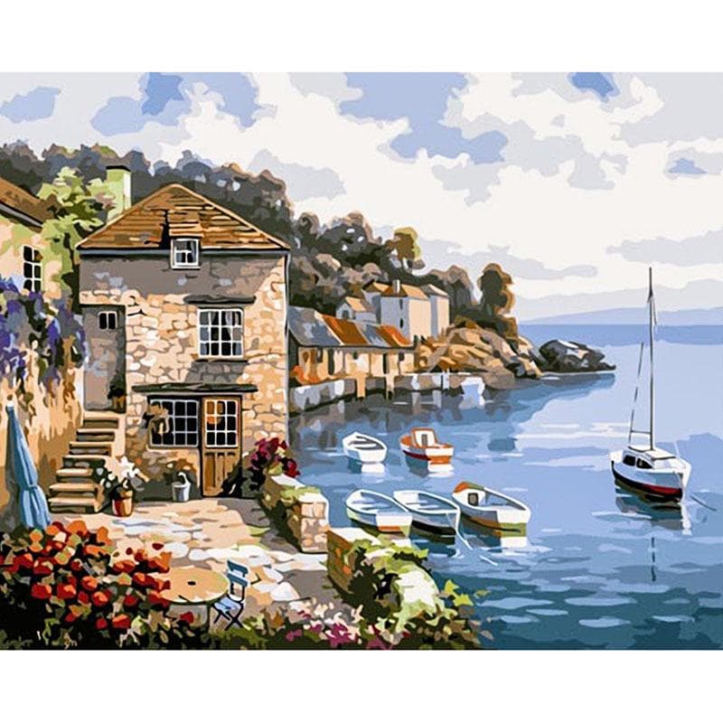 Needlework Diamond Painting Cross Stitch Round Drill Diamond Embroidery Decorations for Home 20X30CM