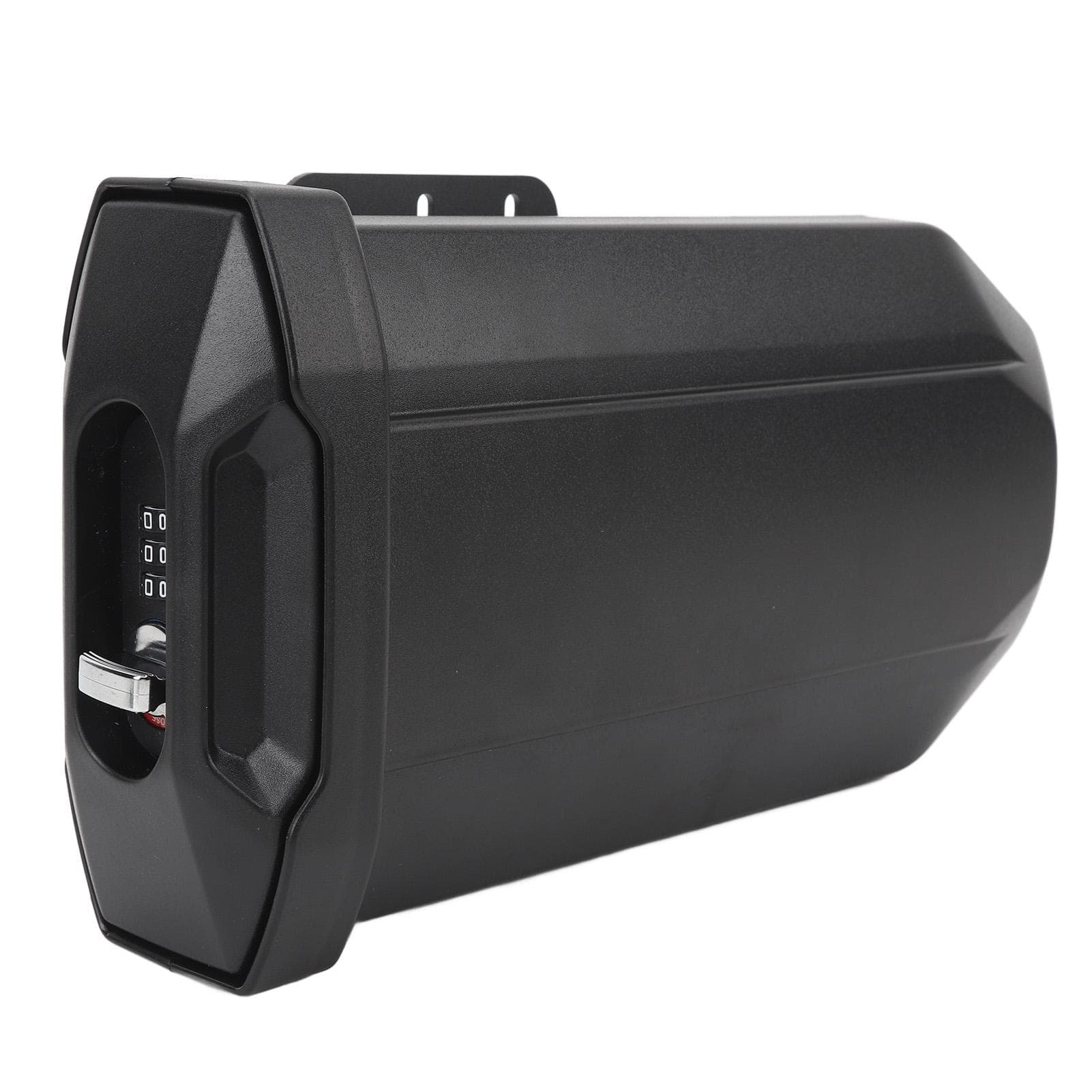 3.8L Motorcycle Side Tool Box with Combination Lock Mounting Bracket Rear Seat Luggage Box for