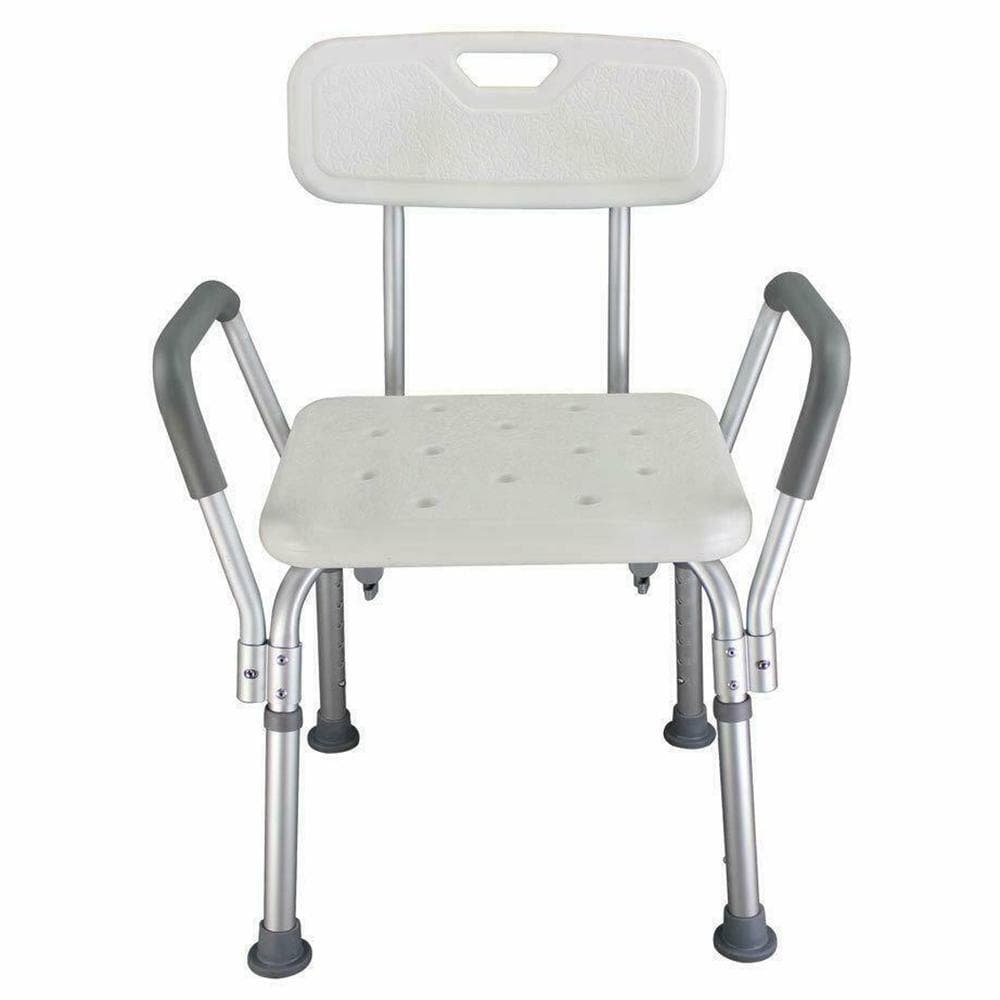 Adjustable Height Elderly Bath Tub Shower Chair Bench Stool Seat Non-slip 3