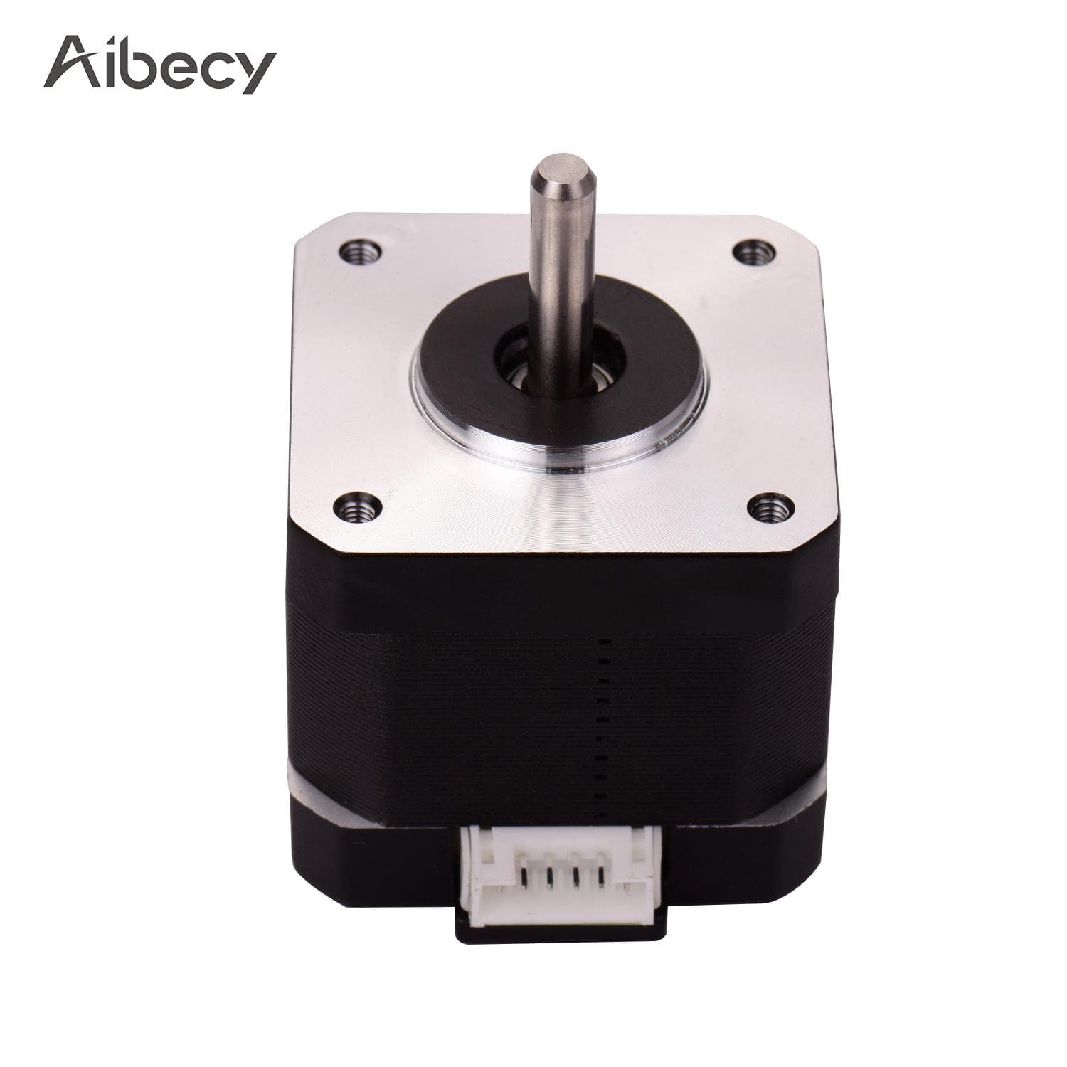 Aibecy 3D Printer Parts 42-40 Stepper Motor 2 Phase 1.8 Degree Step Angle black