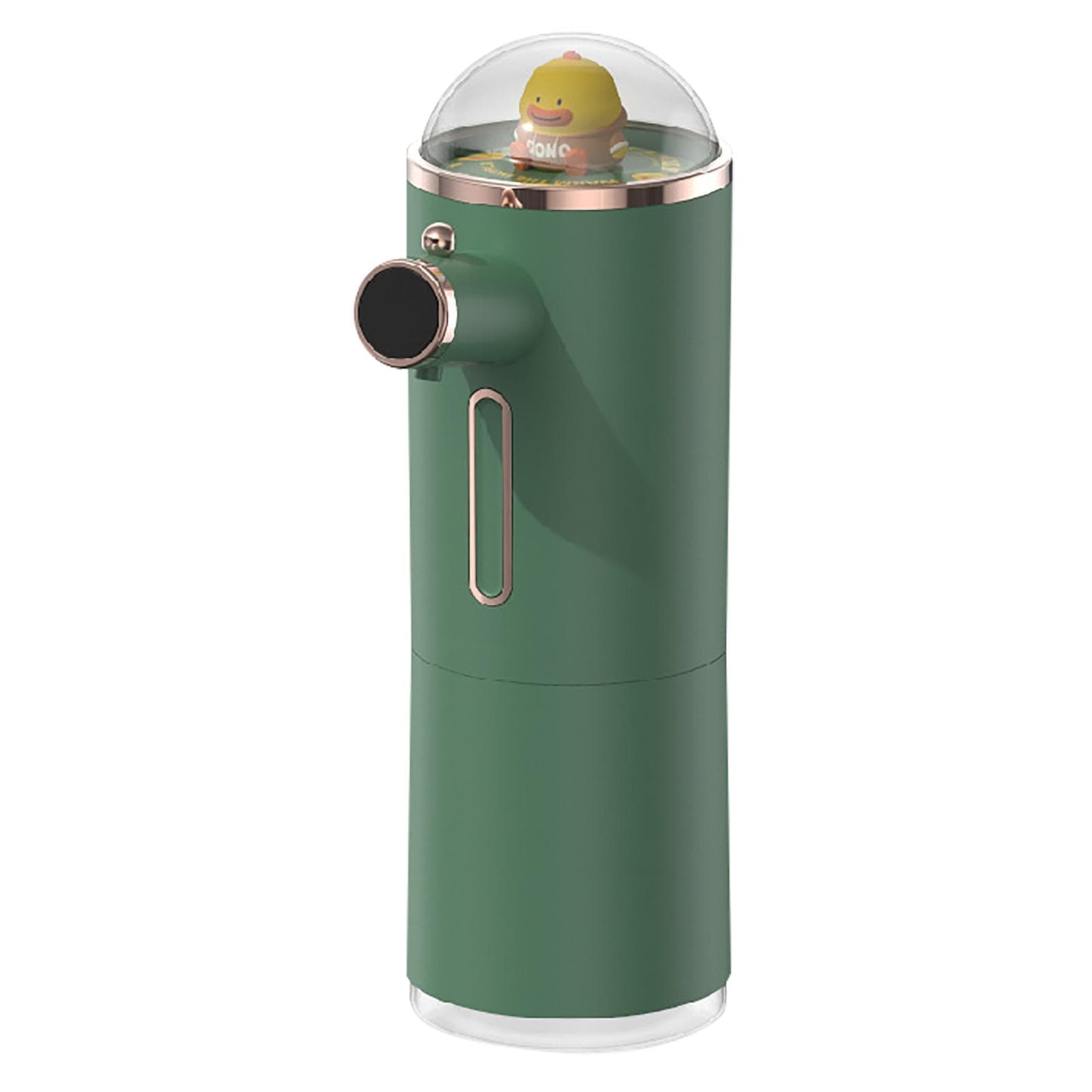 Automatic Foam Soap Dispenser Cute Intelligent Infrared Sensor Waterproof Rechargeable Touchless green