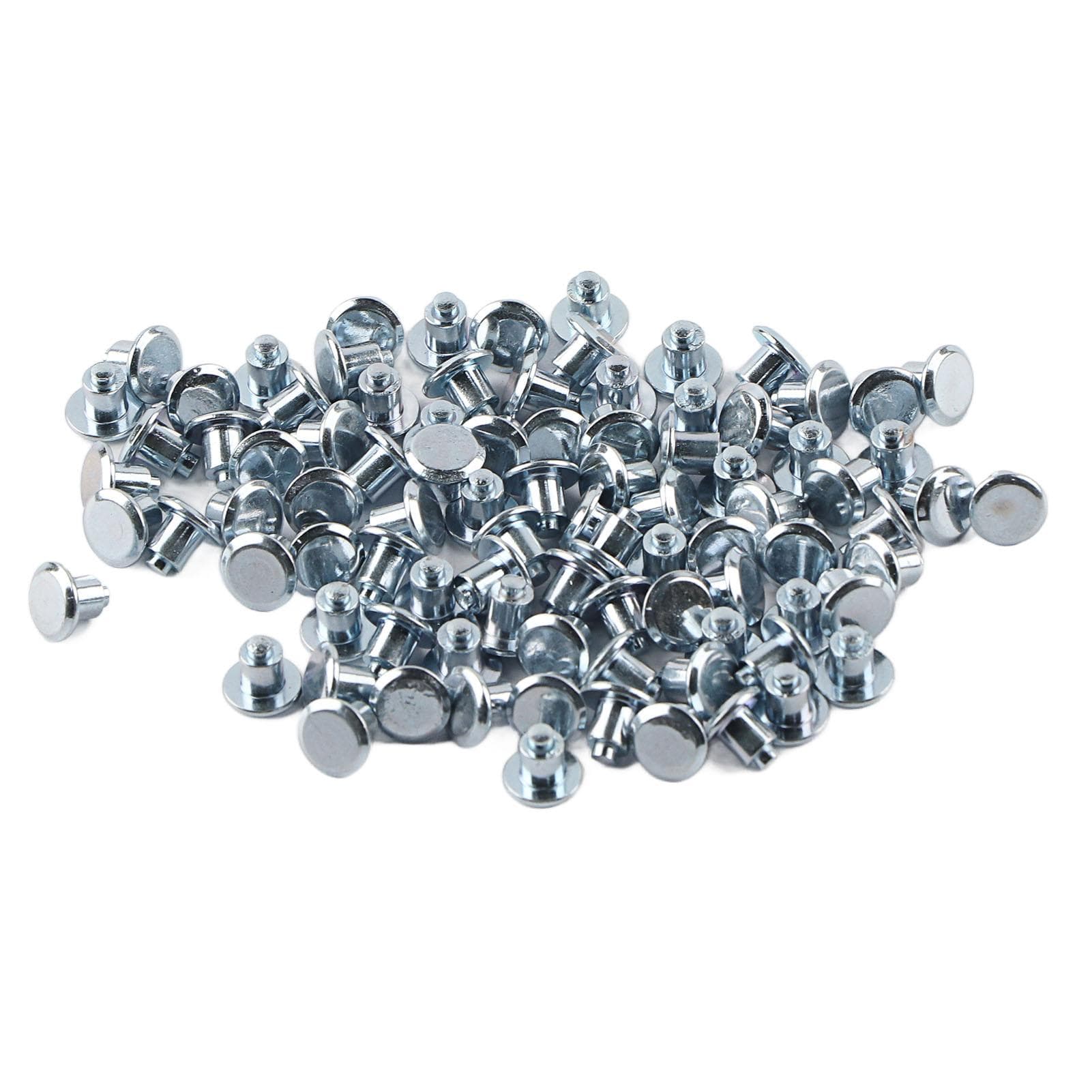 100pcs 6.5mm0.26 Wheel Tyre Stud Screws Snow Tire Spikes for Bike Motorcycle ATV Shoes
