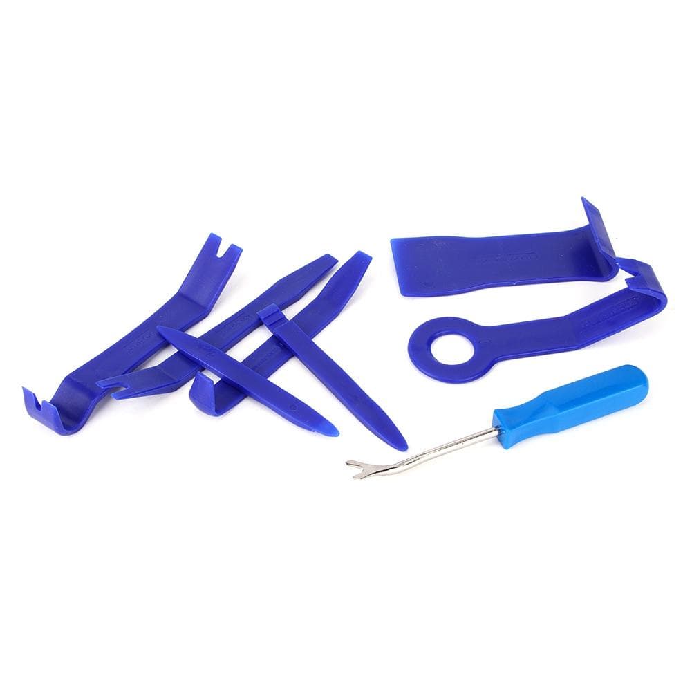 8pcs Car Interior Trim Disassembly Pry 6in Audio Navigation Removal Repair Tool KitBlue blue