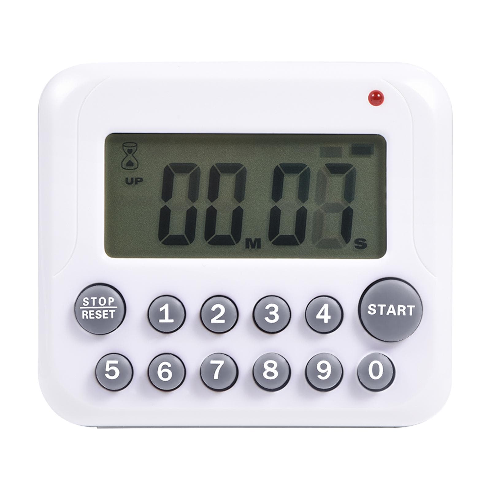 Digital Large LCD Timer Kitchen Cooking Count Down Clock 99 Minute Alarm Battery Powered Grey Gray