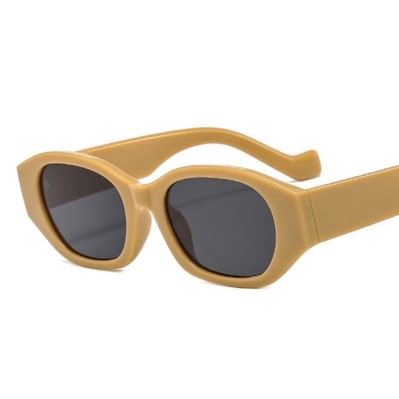 Vintage Small Women Sunglasses Retro Round Oval Sun Glasses Fashion Brand Designer Eyewear Female Unisex only sunglasses