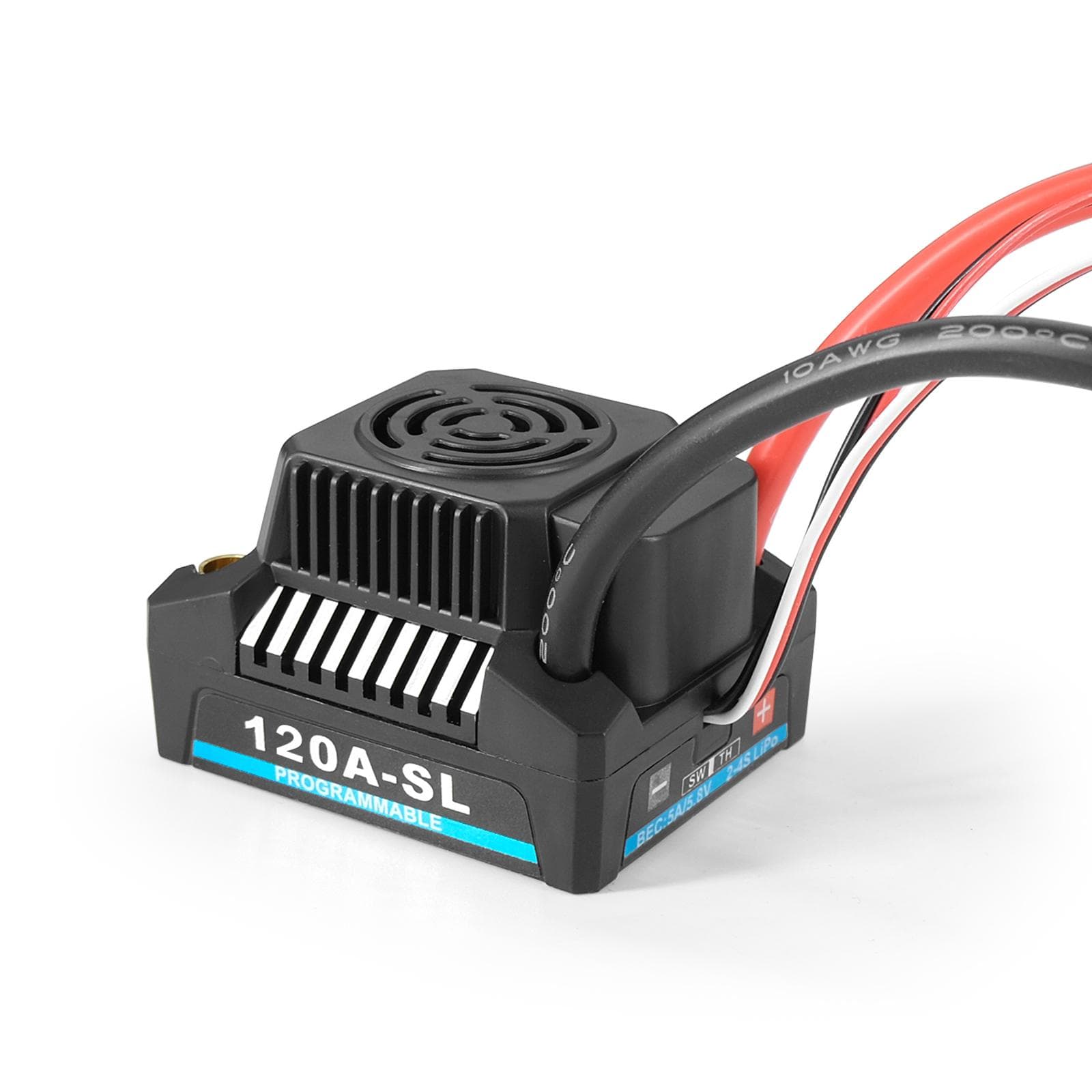 150A Brushless ESC With 4-6S 5A/5.8V BEC For 3660/3670/3674 Brushless motor 1/8 Remote Control 120A black