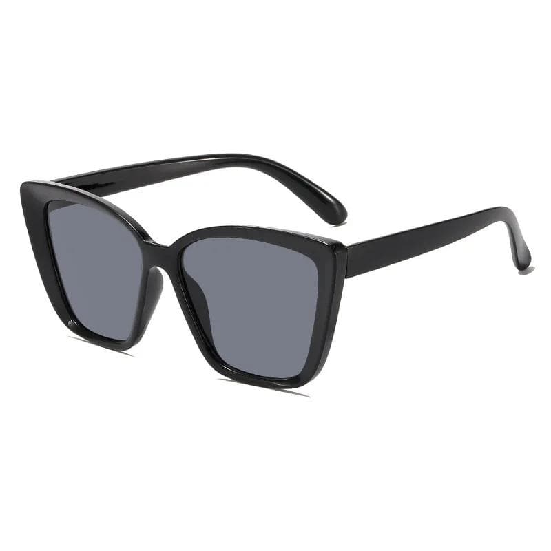 Fashion Retro Cat Eye Sunglasses for Men Women Large Frame UV Protection Outdoor Travel Driving Eyewear Trendy Accessories