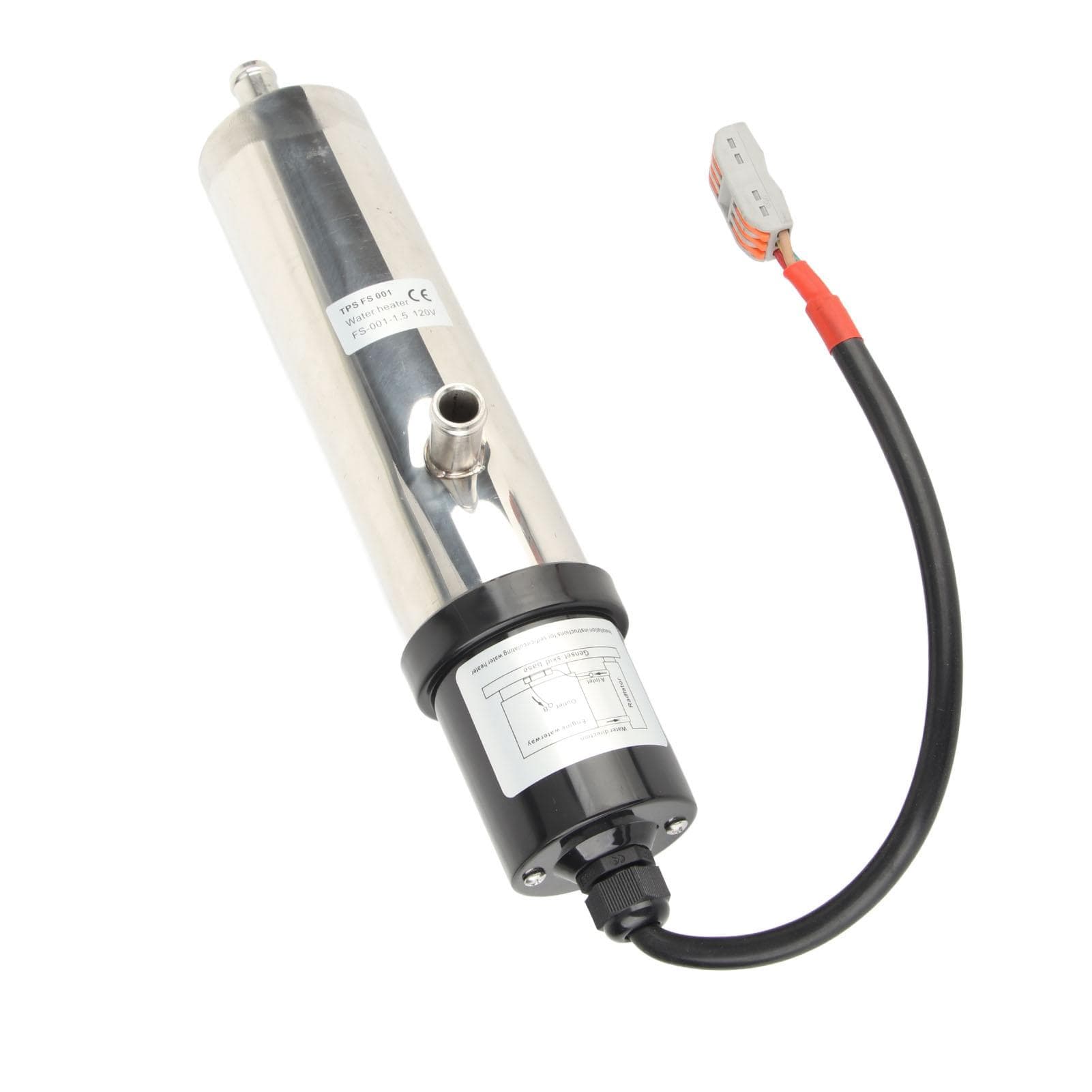 Generator Coolant Preheater 1500W IP54 Self Circulating Engine Heater Genset Thermostat Part 120V