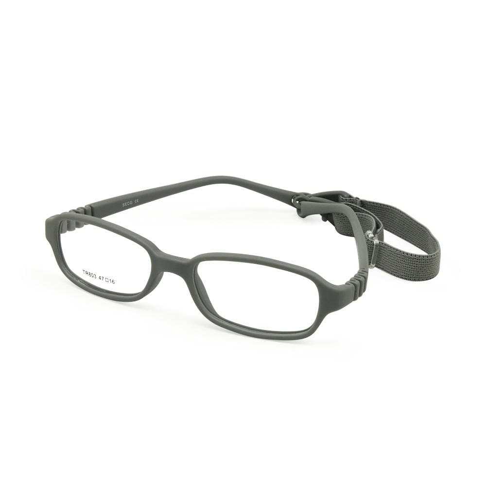 Kids Eyeglasses Size 47 Mira Flexible One-piece Frame No Screw Unbreakable Glasses for Girls Boys
