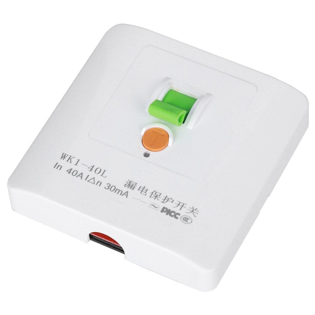 40A Electric Leakage Protector Wall Socket Switch for Air Conditioner Electric Water Heater
