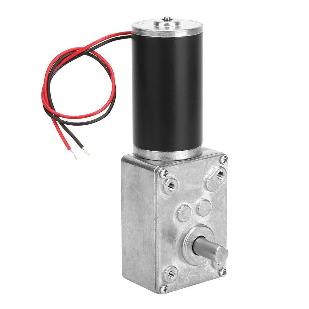 Speed Reduce Electric Gearbox Motor Reversible Worm Gear Motor 8mm Shaft 24V(10RPM)
