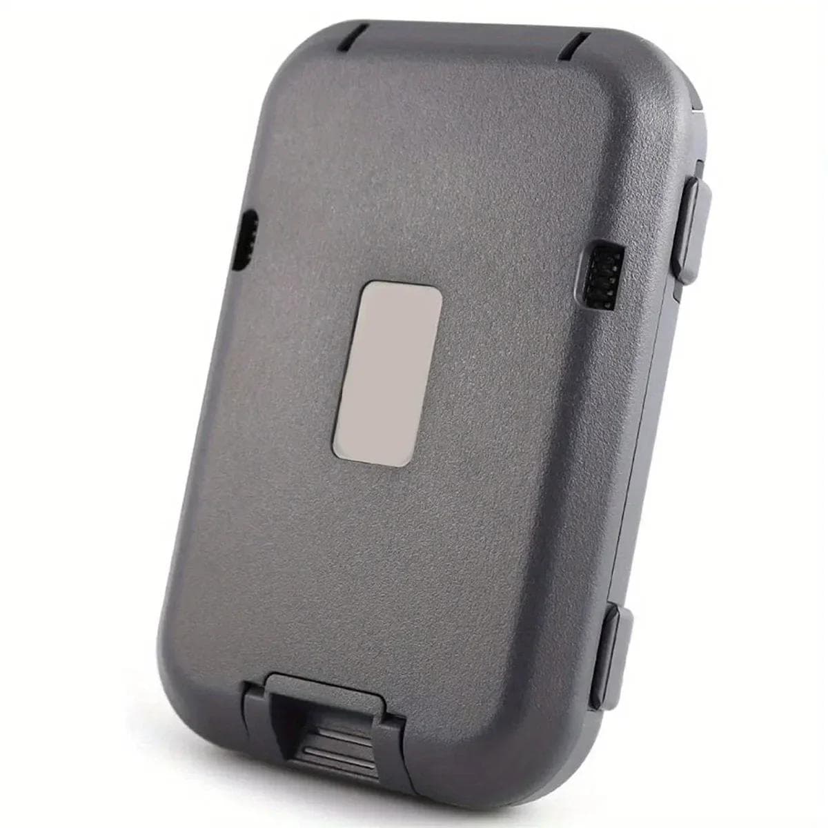 Block Minimalist Plastic Wallet Men's Ultra Thin Aluminum Clip Pocket Cash Credit Card Holder Wallets Men dark gray
